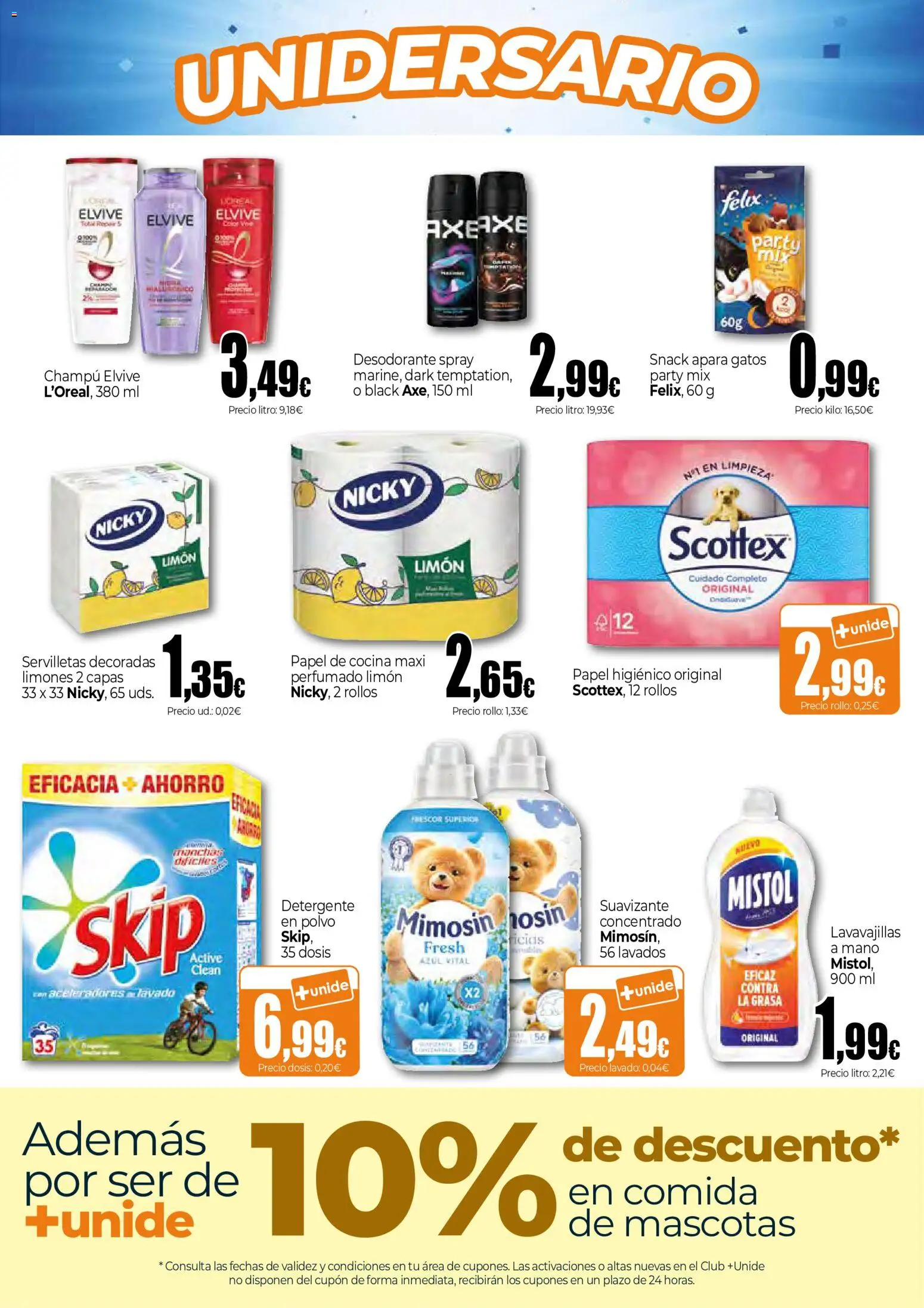 Unide folleto │ válido desde el 01/10/2026 | Página: 7 | Productos: Polvo, Limones, Suavizante, Lavavajillas