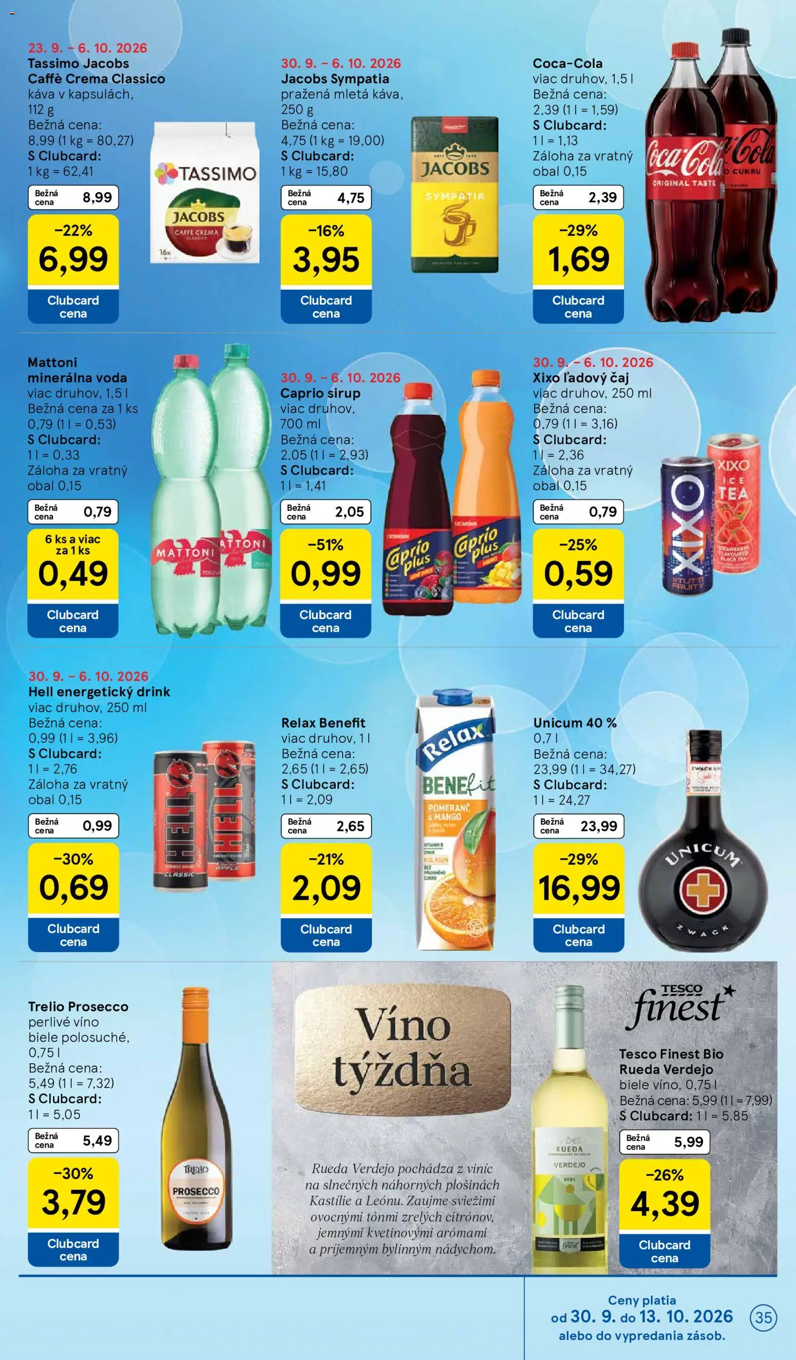 Nové Tesco akcie – leták je platný od 30.09.2026 | Strana: 35