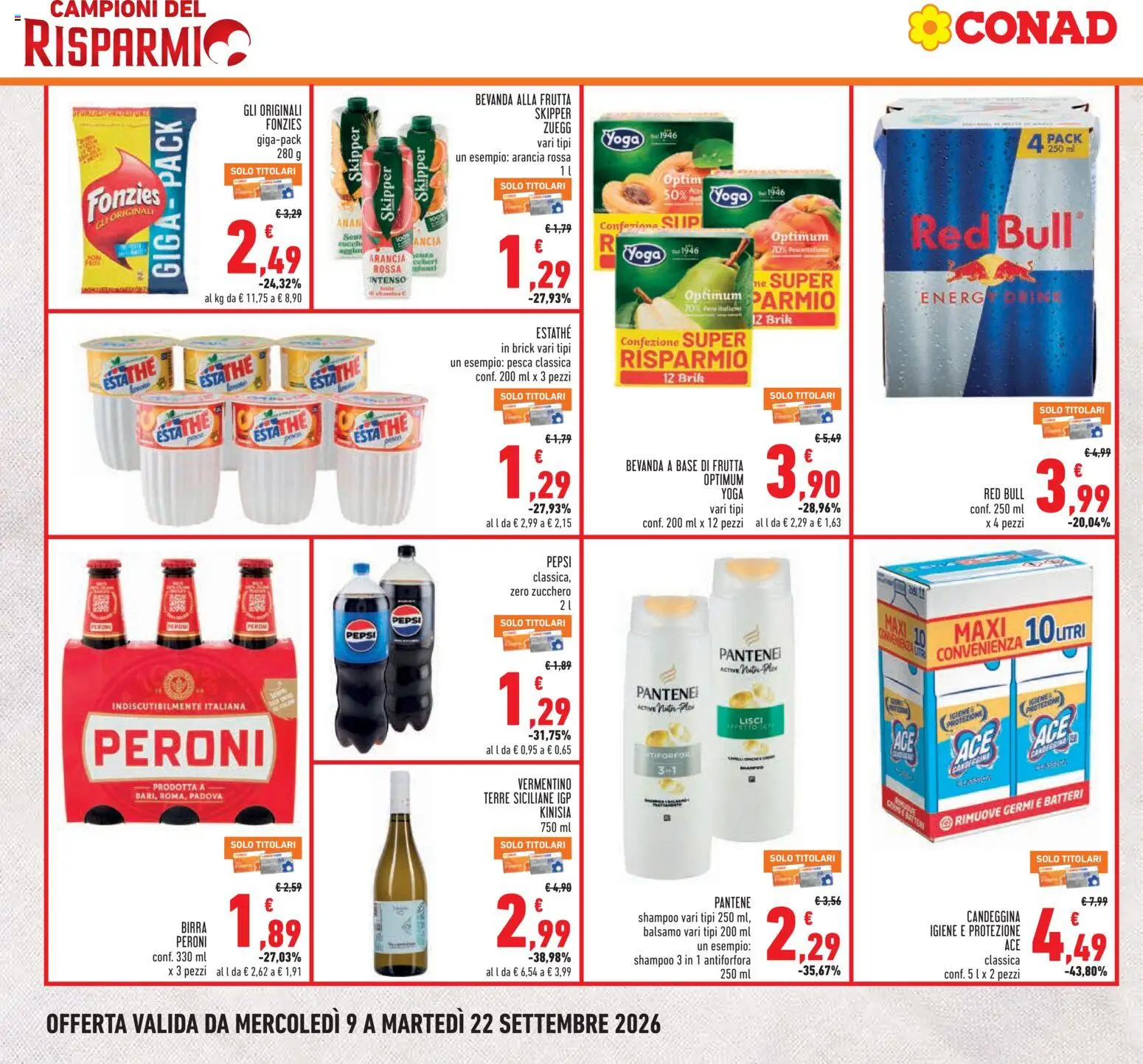 Volantino Conad del 09/09/2026 | Pagina: 4