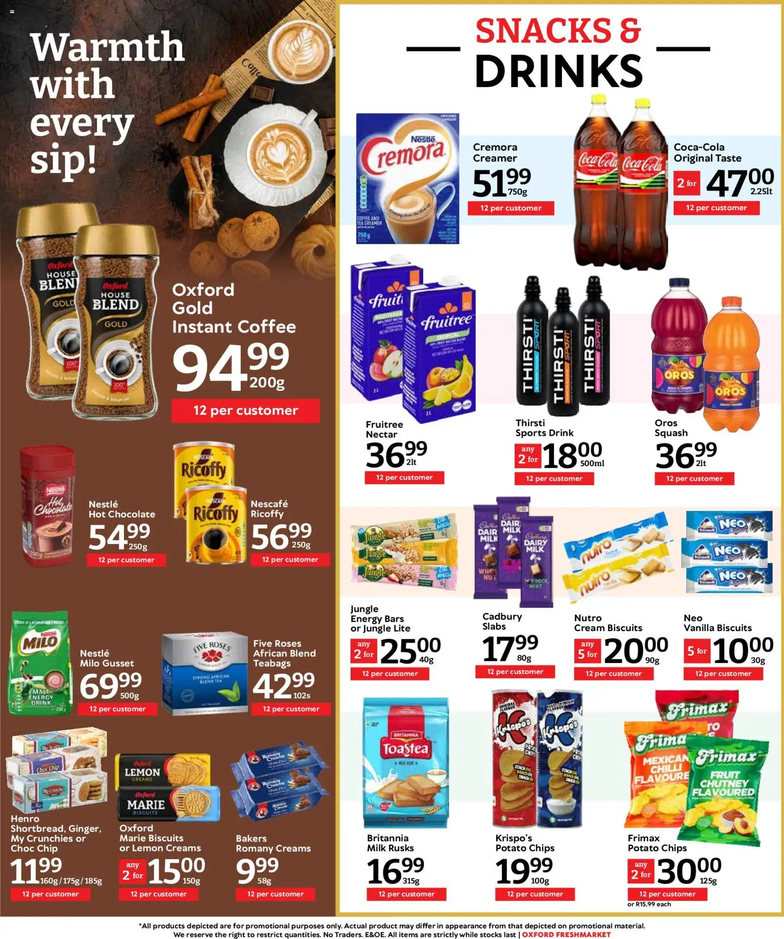 New Oxford Freshmarket catalogue – valid from 17.06.2026 | Page: 9 | Products: Milk, Rusks, Chilli, Estuche organizador de viaje