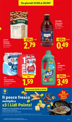 Anteprima del volantino Mandorle al naturale, 200 g confezione valido a partire dal 27/08/2026 | Pagina: 3