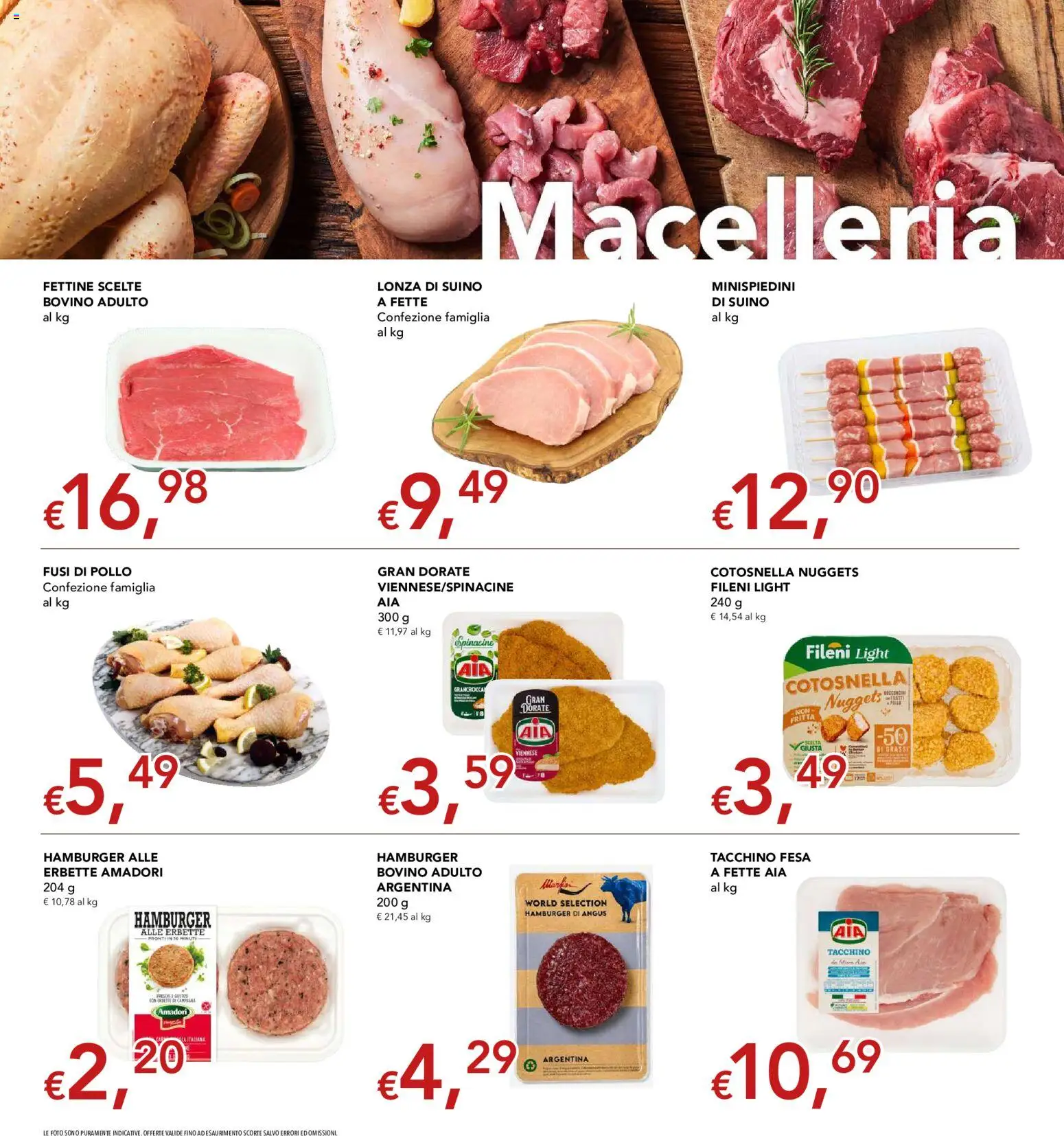 Volantino Migross del 16/07/2026 | Pagina: 3 | Prodotti: Bovino, Nuggets, Tacchino, Hamburger