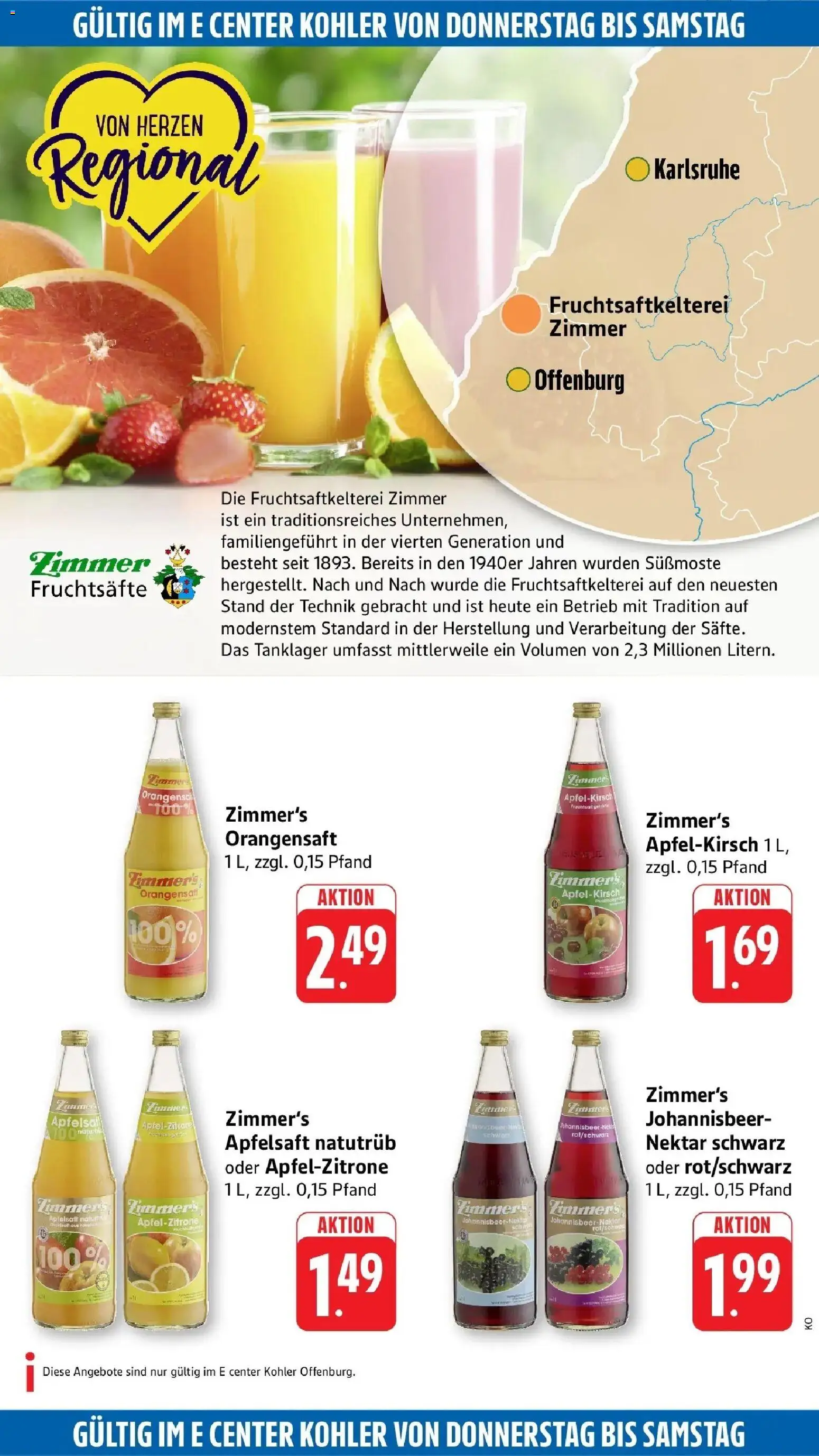 Edeka Prospekt Offenburg (ab 10.08.2026) » Angebote Online | Seite: 52 | Produkte: Orangensaft, Apfelsaft