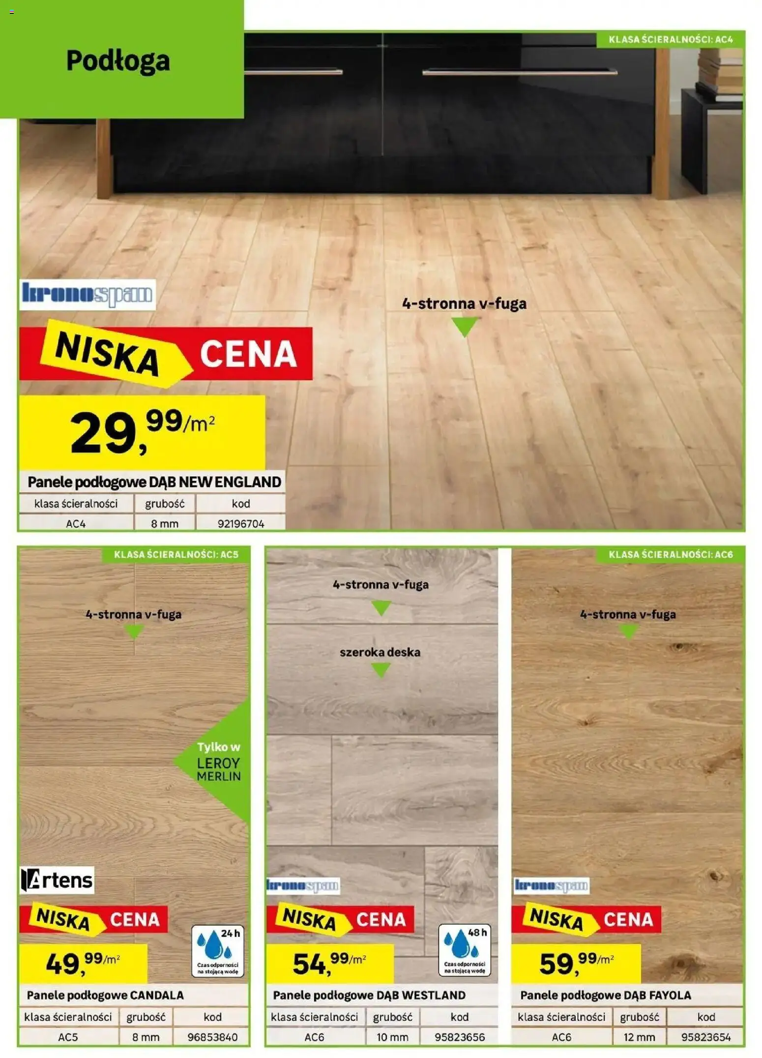 Leroy Merlin aktualna gazetka od (30.09.2026 - 20.10.2026) | Strona: 16 | Produkty: Panele podłogowe