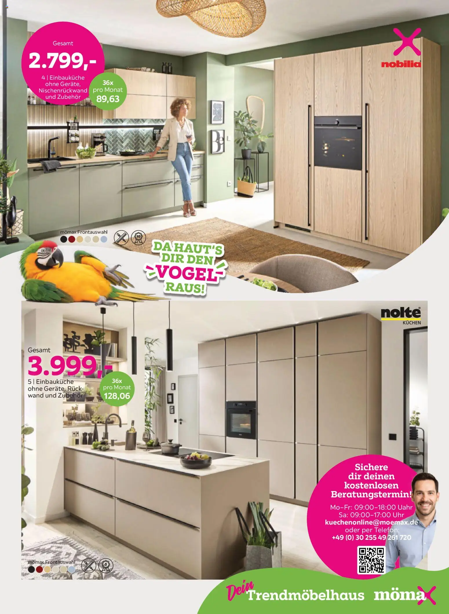 Mömax Prospekt – gültig ab 05.10.2026 | Seite: 7 | Produkte: Einbauküche, Kuchen, Telefon, Uhr