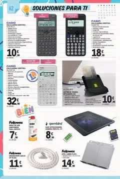 Vista previa E.Leclerc Miranda de Ebro válido desde el 10/08/2026 | Página: 62 | Productos: Portátil, Libros, USB, Calculadora