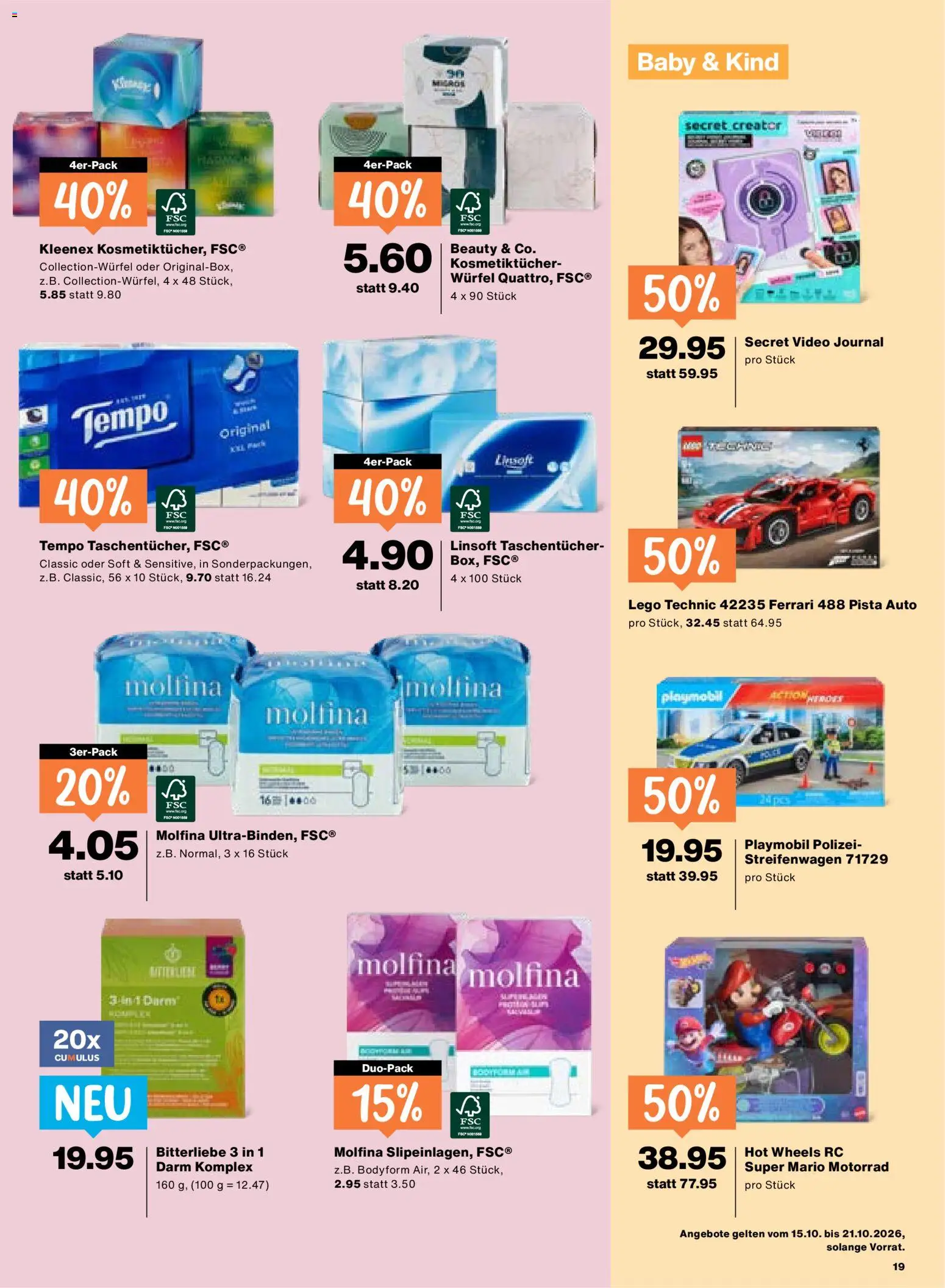 Migros aktionen – gültig ab 15.10.2026 | Seite: 19
