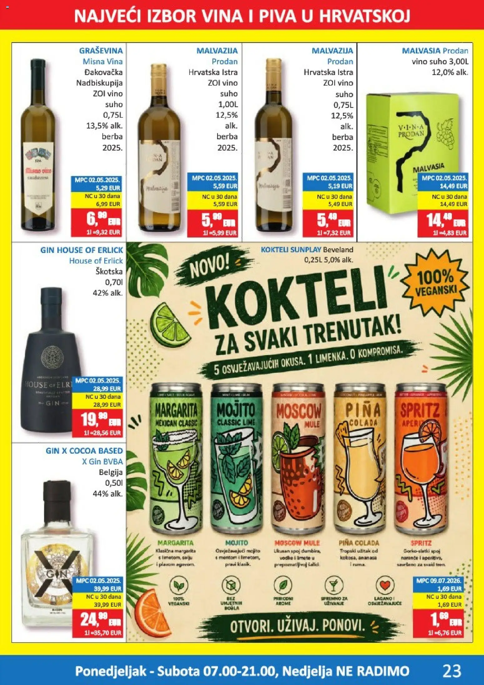 Vrutak katalog | vrijedi od 10.08.2026 | Stranica: 23 | Proizvodi: Kokteli, Gin, Vino