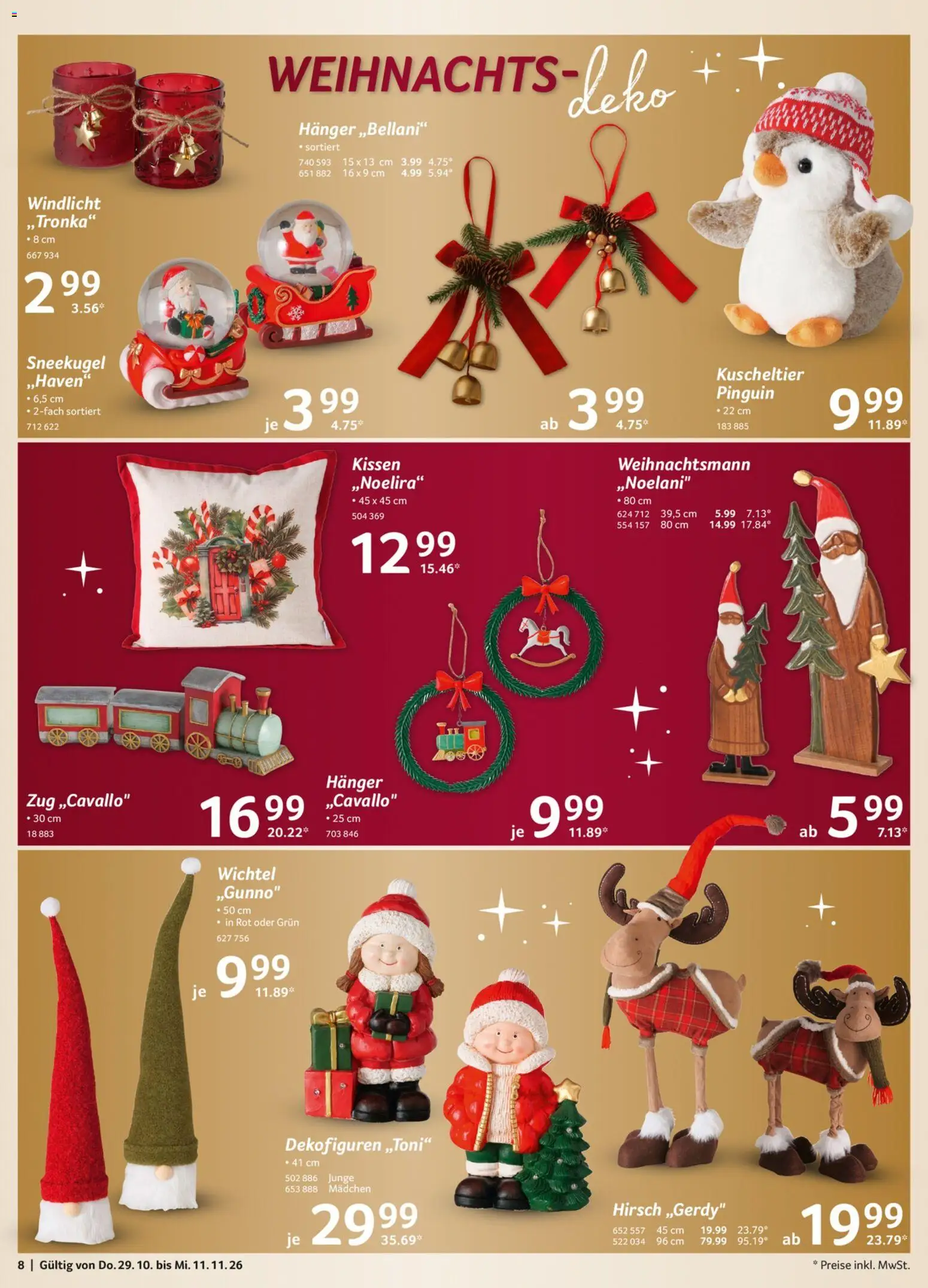Selgros Weihnachten Spezial – gültig ab 29.10.2026 | Seite: 8 | Produkte: Kissen