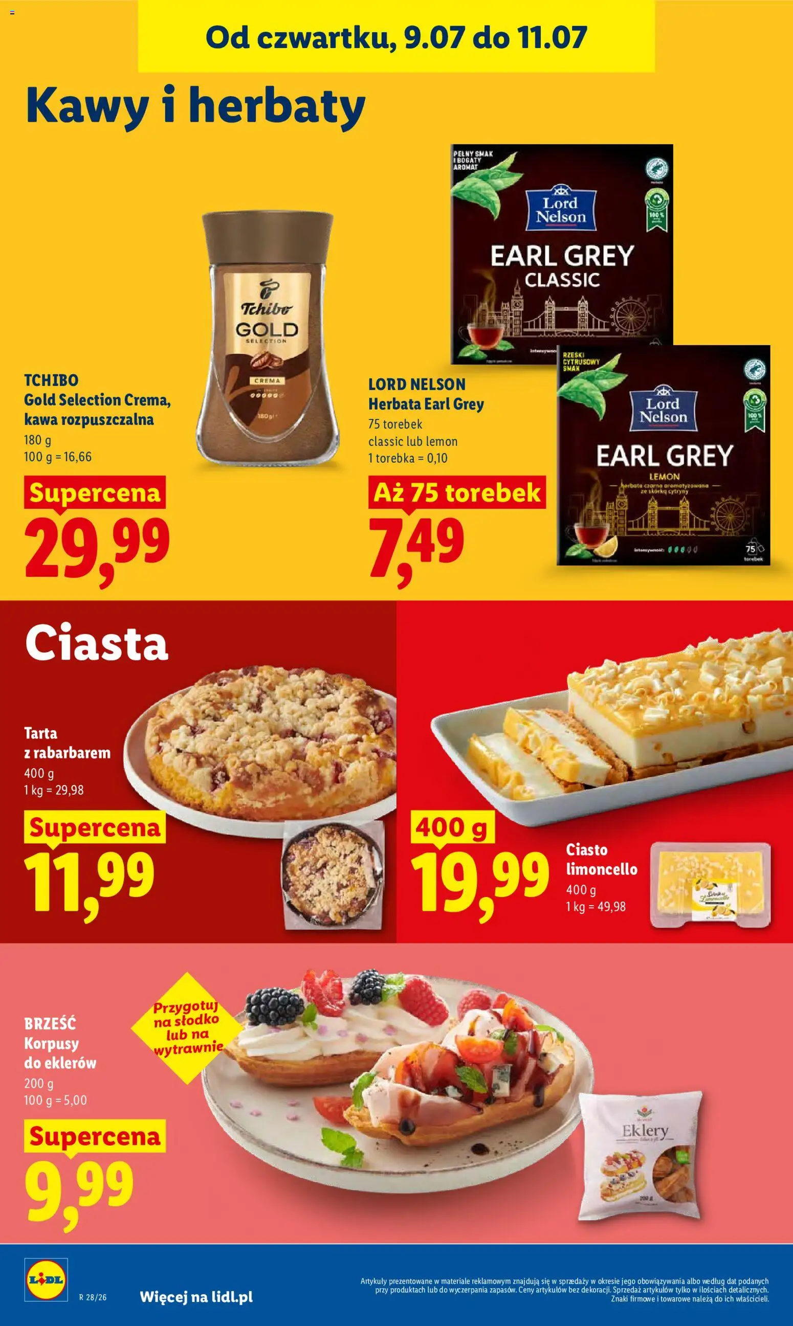 Lidl Polsko leták od 09.07.2026 | Strana: 84 | Produkty: Tchibo, Crema, Tchibo Gold, Limoncello