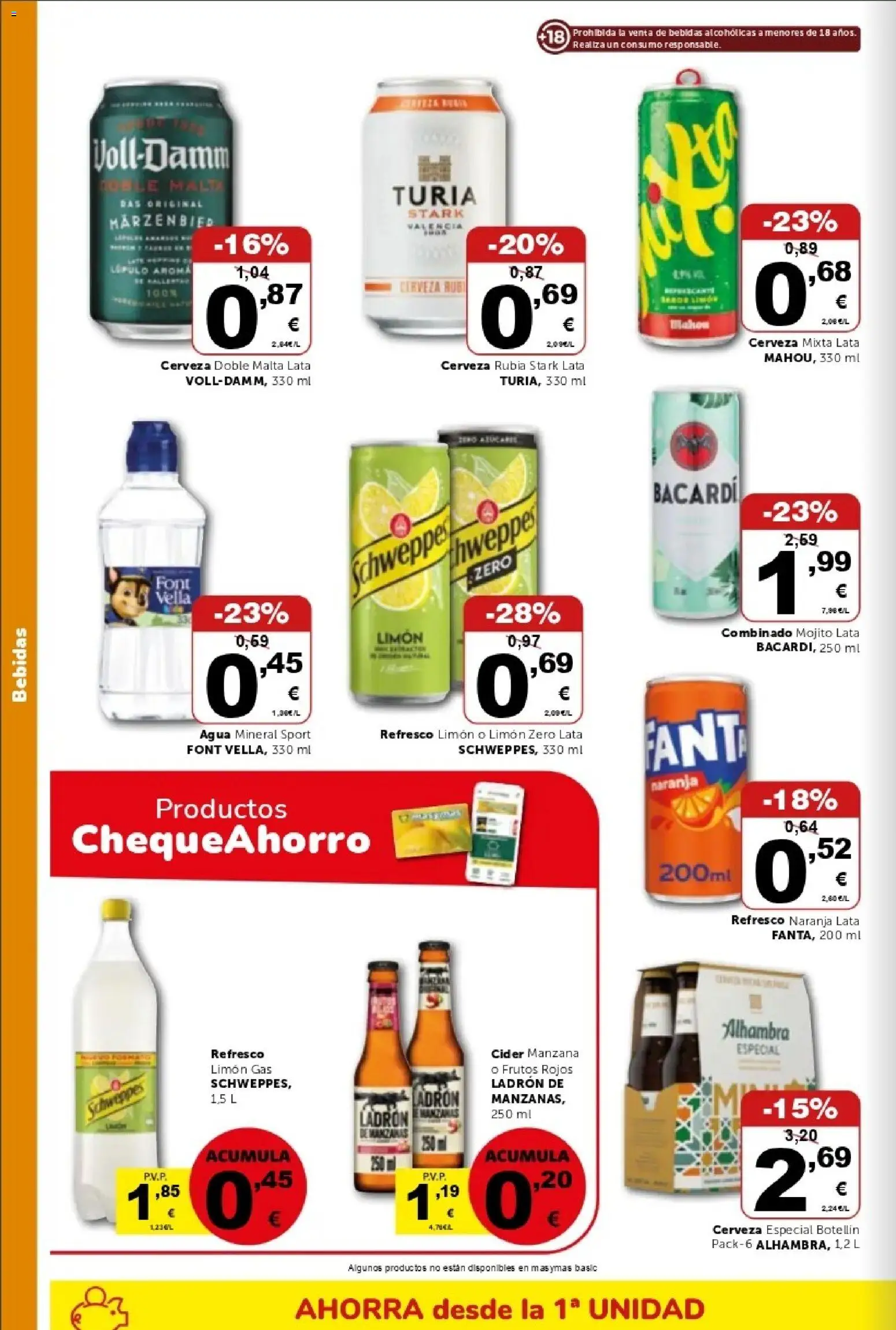 Masymas folleto │ válido desde el 21/08/2026 | Página: 12 | Productos: Cerveza, Limón, Manzana, Agua