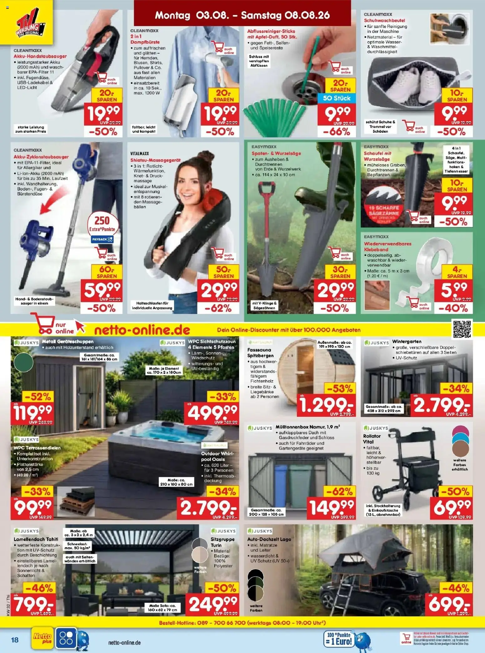 Netto Marken-Discount Prospekt Pirna – gültig ab 03.08.2026 | Seite: 34 | Produkte: Matratze, Sofa, Pullover, Uhr