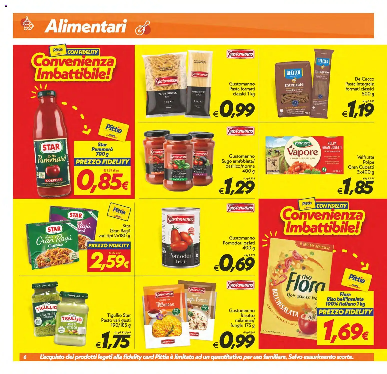 Volantino SuperConveniente del 19.05.2026 | Pagina: 6 | Prodotti: Riso, Pomodoro, Pistacchi, Sugo