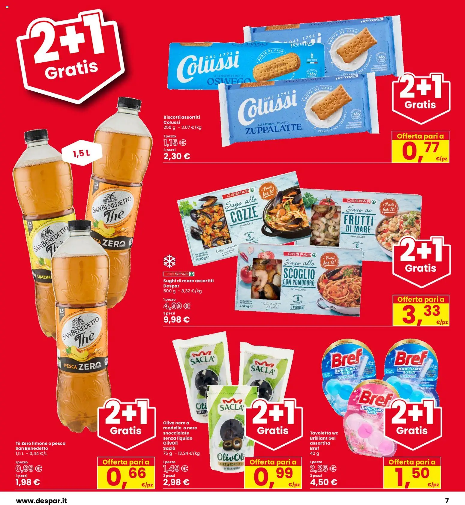 Volantino Eurospar del 08/10/2026 | Pagina: 7 | Prodotti: Tavoletta wc, Limone, Tavoletta, WC
