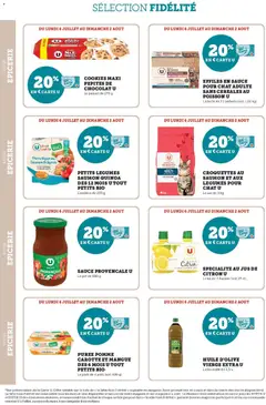 Hyper U - Prévisualisation de Hyper U - Ma sélection Carte U Juillet valide à partir de 06/07/2026 | Page: 20 | Produits: Mangue, Sel, Jus, Saumon