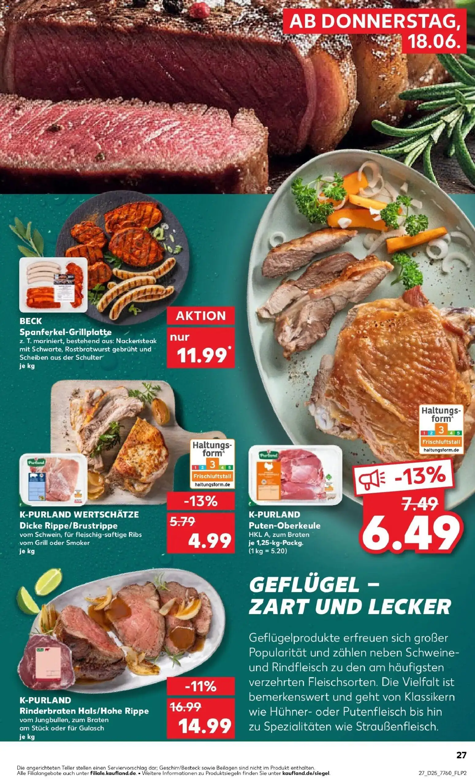 Kaufland Prospekt Giengen An Der Brenz – gültig ab 15.06.2026 | Seite: 36 | Produkte: Rinderbraten, Grill, Gulasch, Rindfleisch