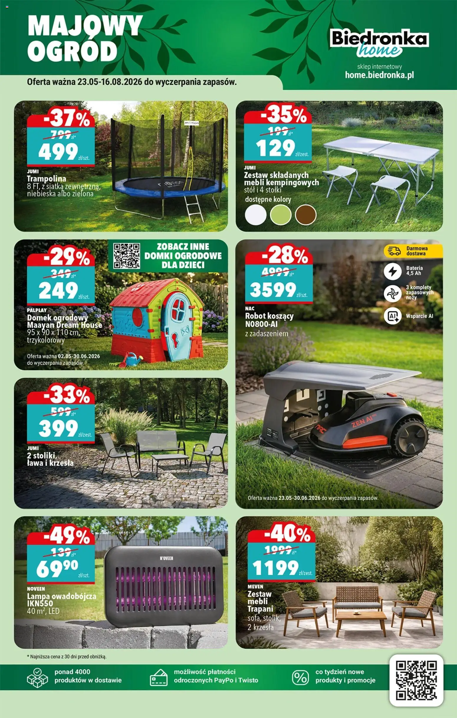 Biedronka gazetka - Hity i inspiracje od 25.05.2026 | Strona: 57 | Produkty: Robot, Stół, Bateria, Siatka