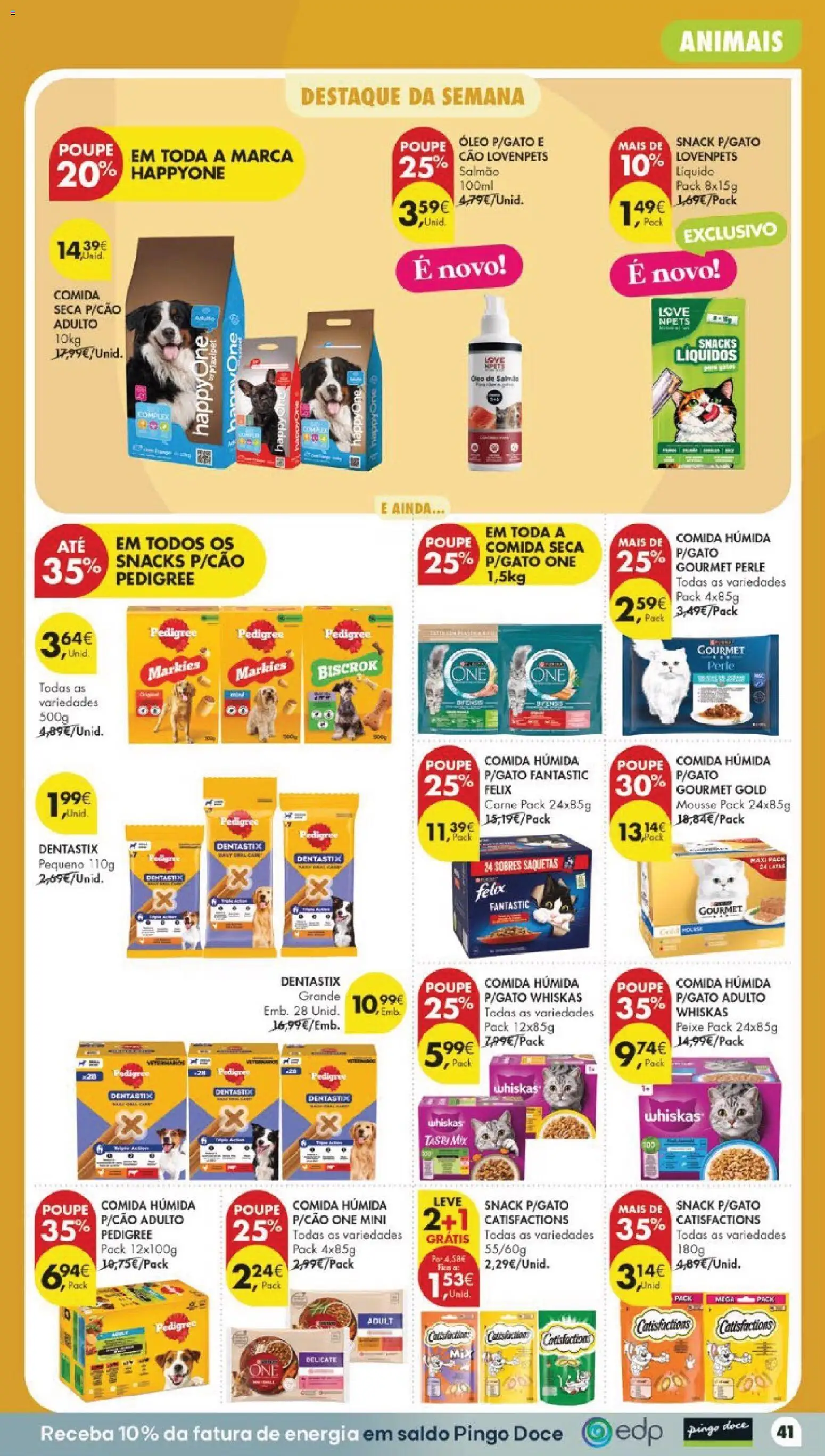 Pingo Doce Poupe Esta Semana Lojas Grandes │ válido de 22/09/2026 | Página: 43 | Produtos: Snacks, Óleo, Saquetas, Carne
