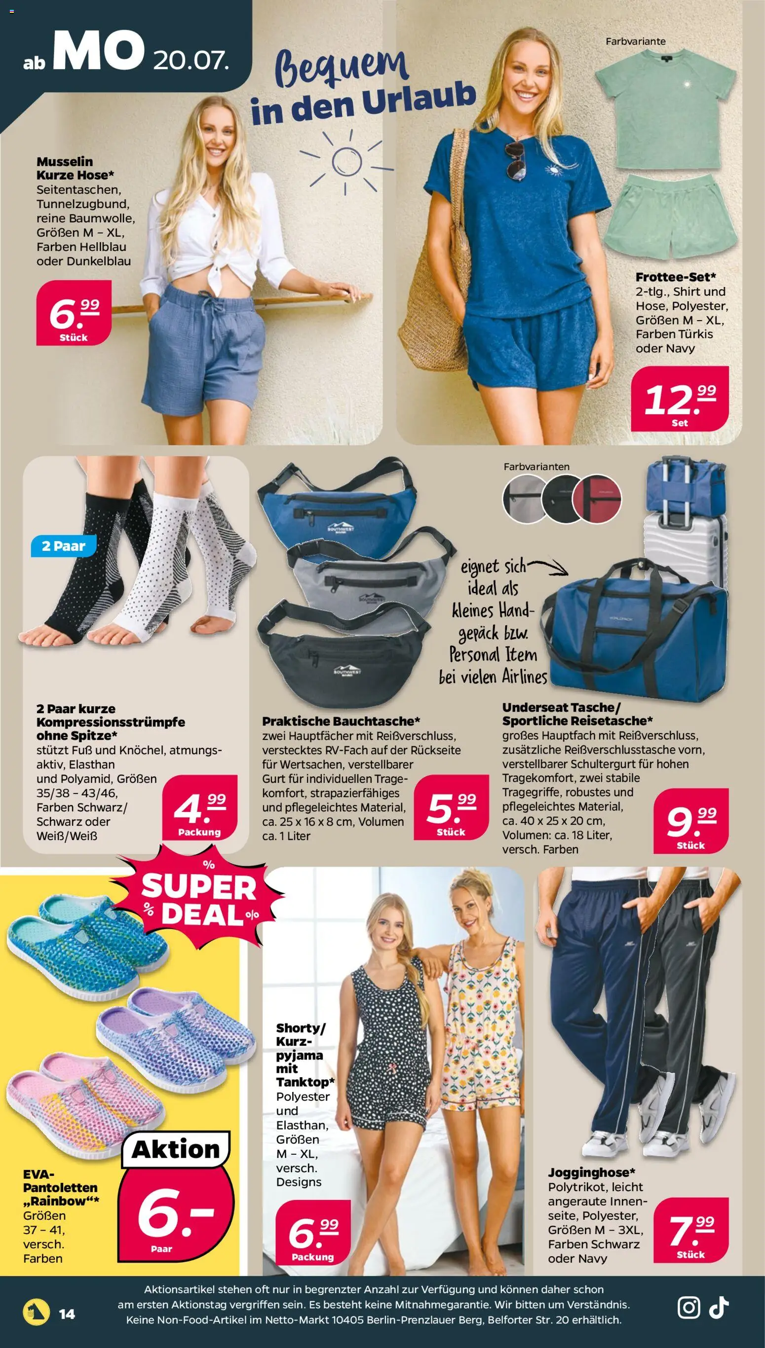 Netto Prospekt – gültig ab 20.07.2026 | Seite: 16 | Produkte: Shirt, Pyjama