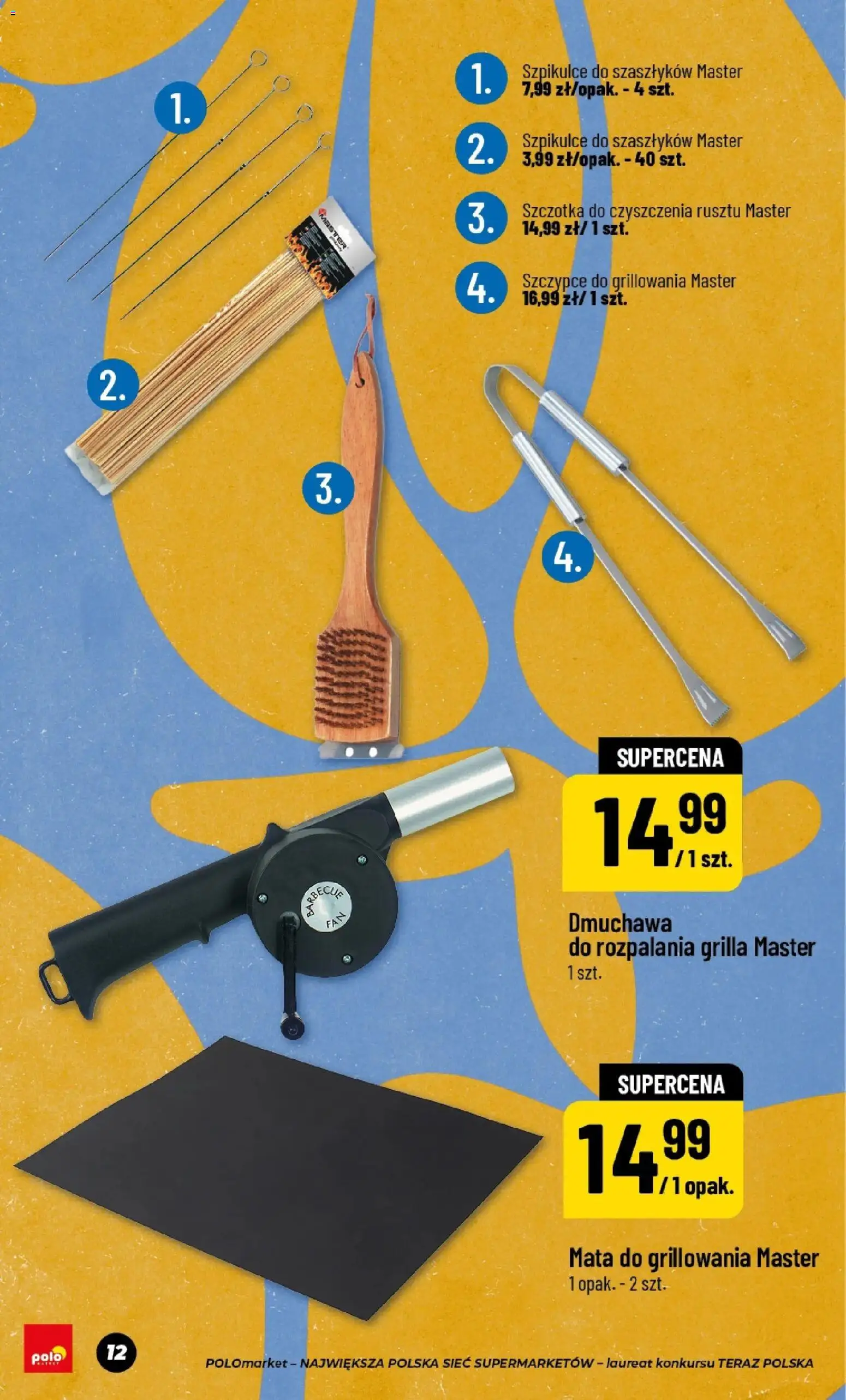 POLOmarket gazetka - Piknik & grill od 17.04.2026 | Strona: 12 | Produkty: Szczotka