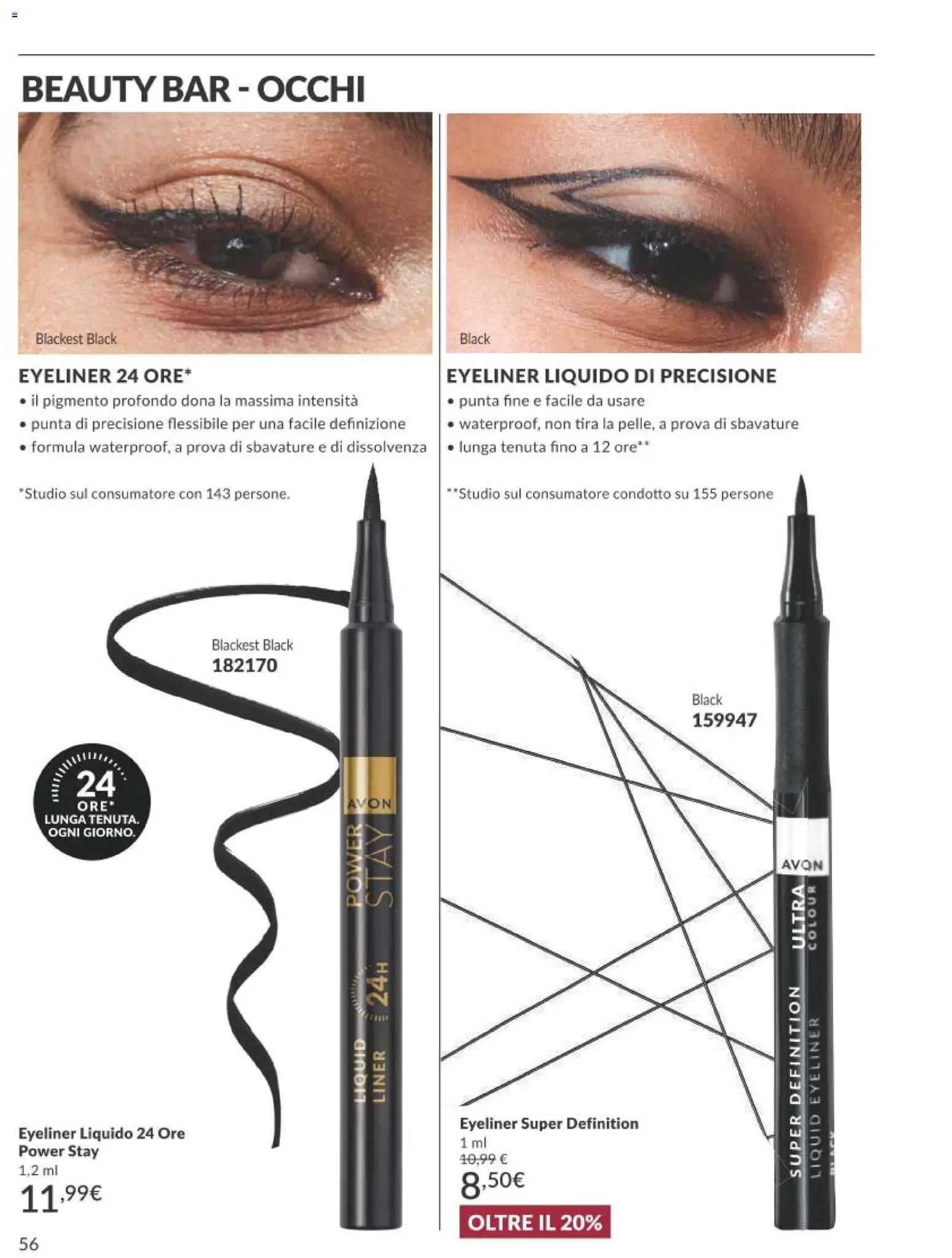 Volantino Avon del 01/09/2026 | Pagina: 56 | Prodotti: Eyeliner