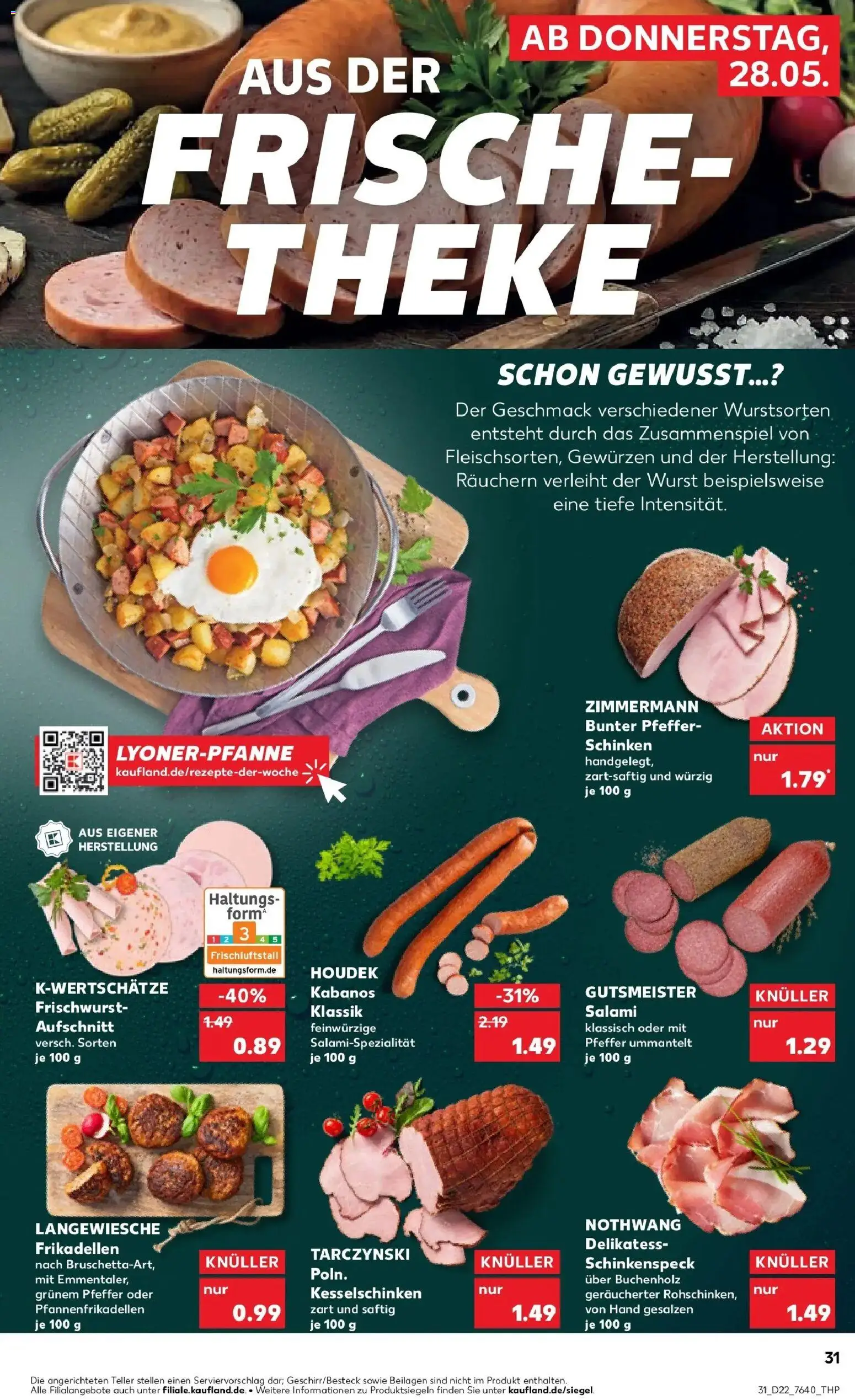 Kaufland Prospekt Dortmund – gültig ab 26.05.2026 | Seite: 36 | Produkte: Pfeffer, Wurst, Salami, Schinken