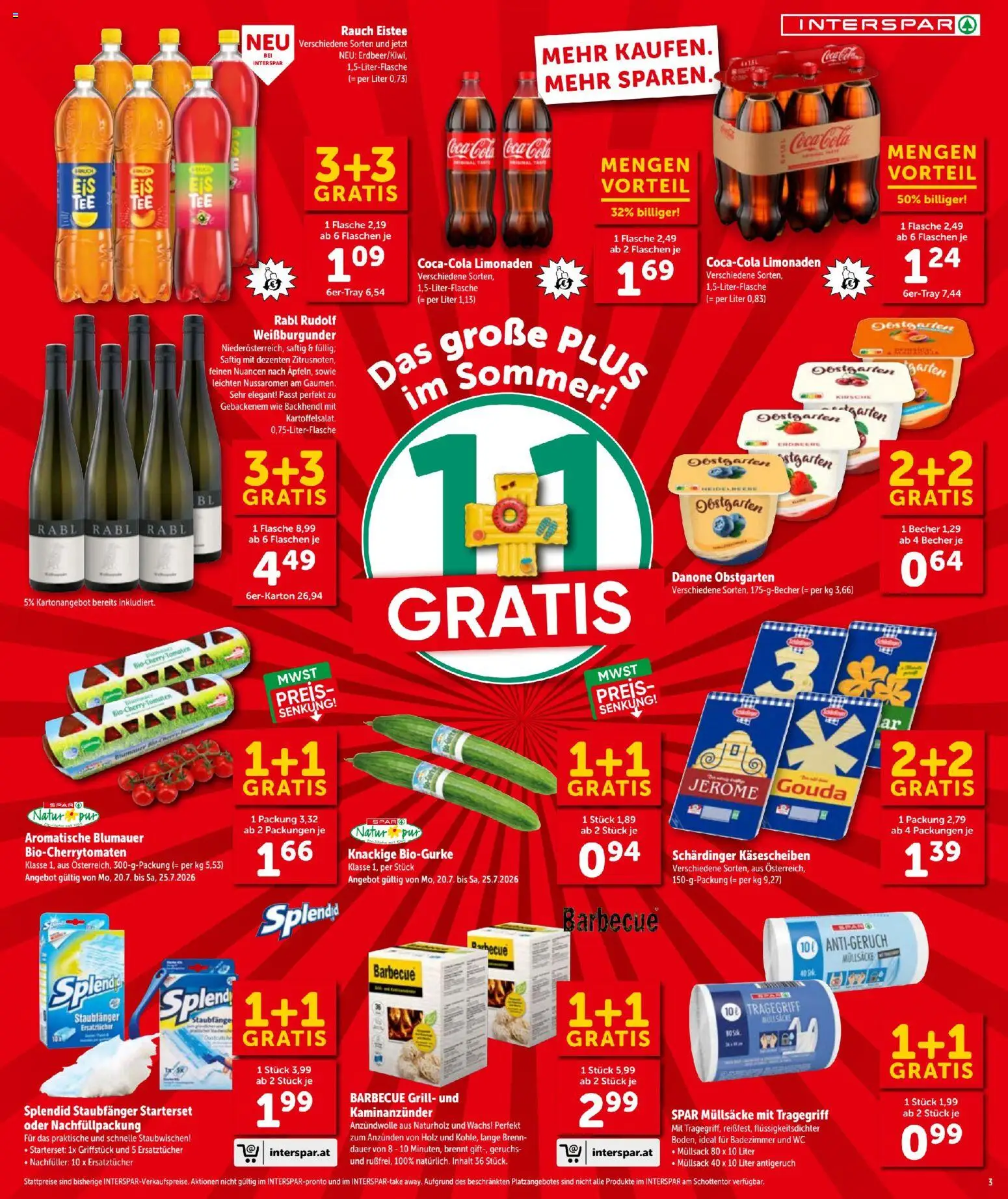 Interspar - Flugblatt gültig ab 23.07.2026 | Seite: 3 | Produkte: Grill, Tomaten