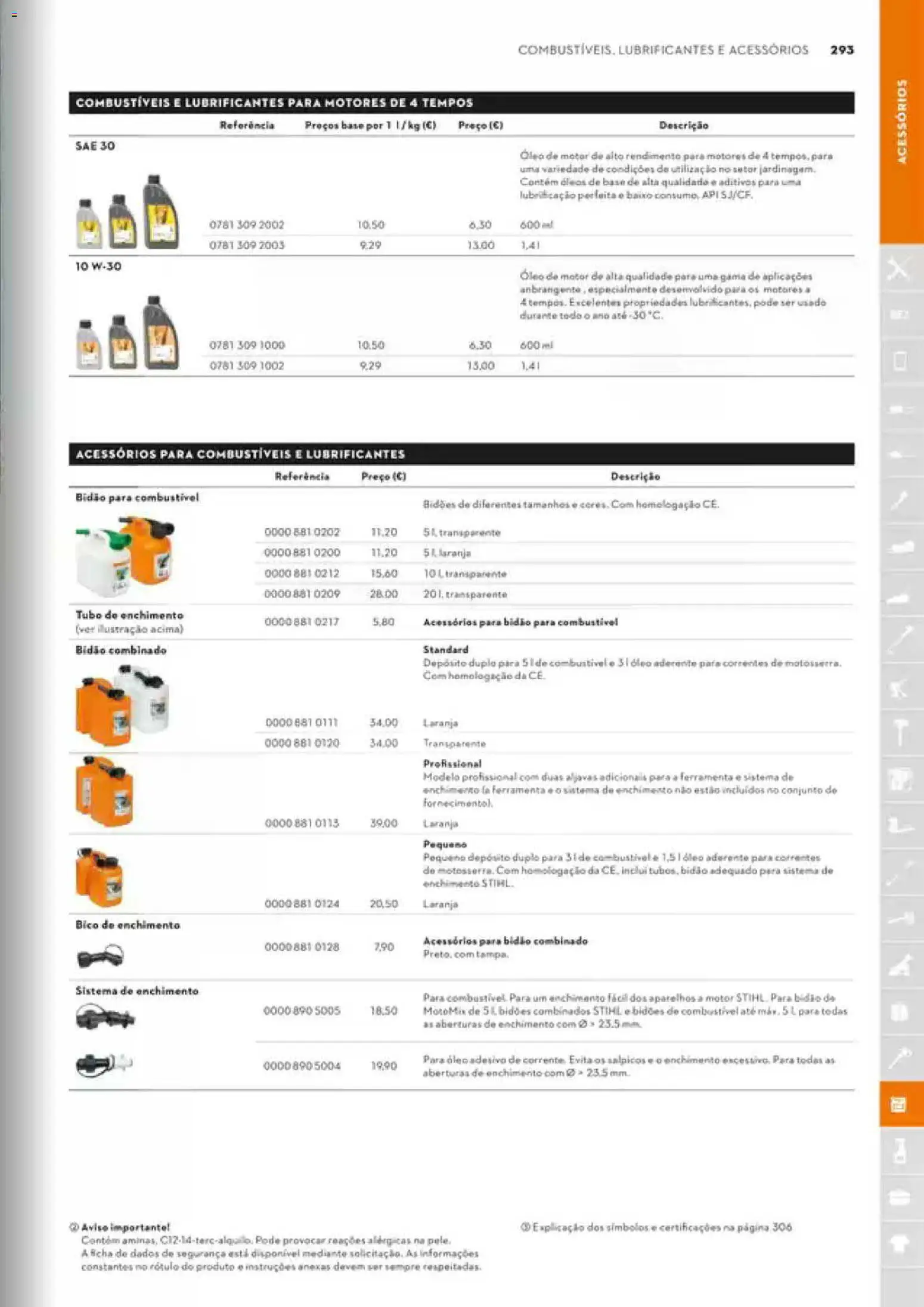 Stihl Catálogo │ válido de 07/09/2026 | Página: 293