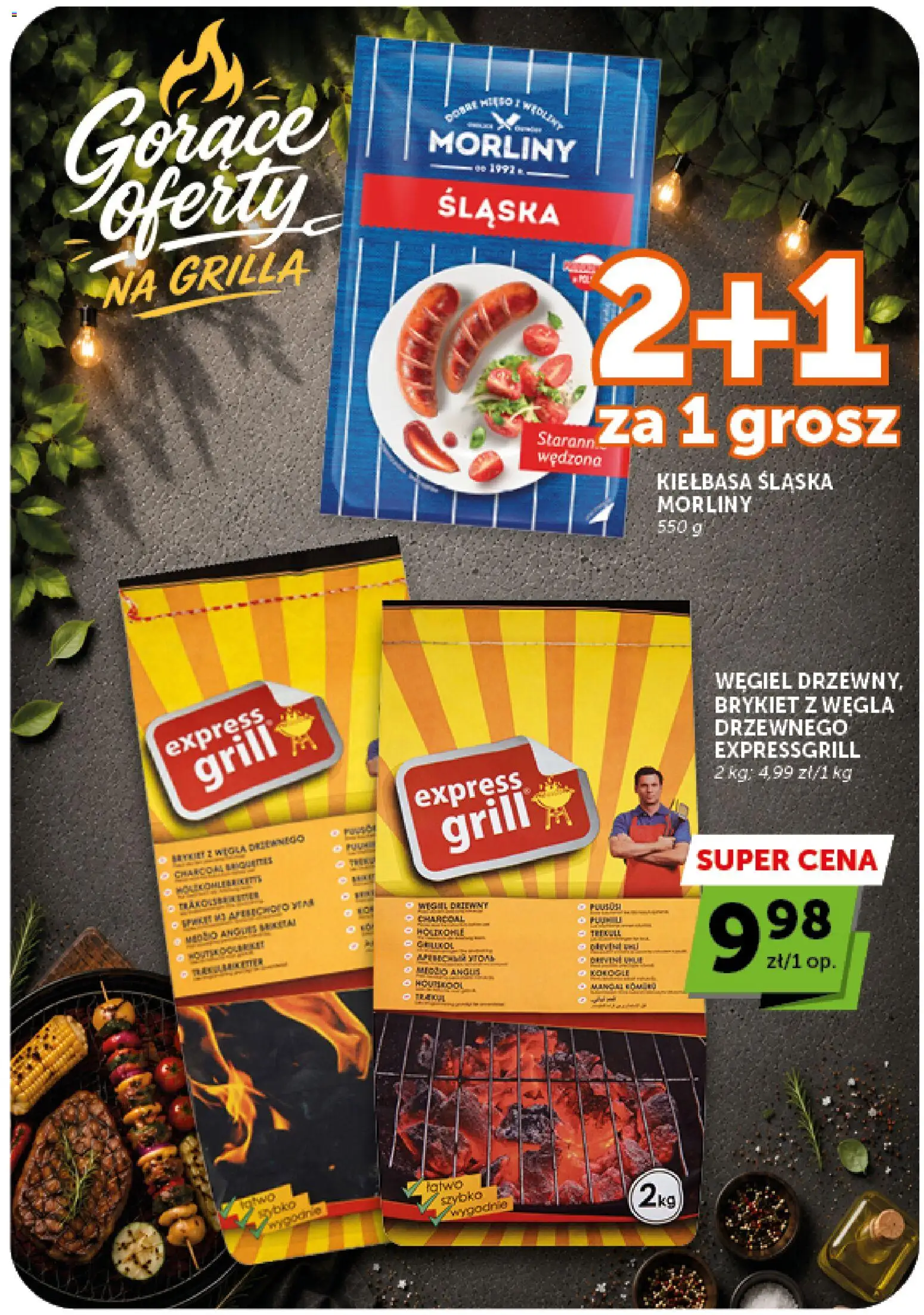 Groszek gazetka - Market od 06.08.2026 | Strona: 10 | Produkty: Kiełbasa, Kiełbasa śląska morliny, Grill, Kiełbasa śląska