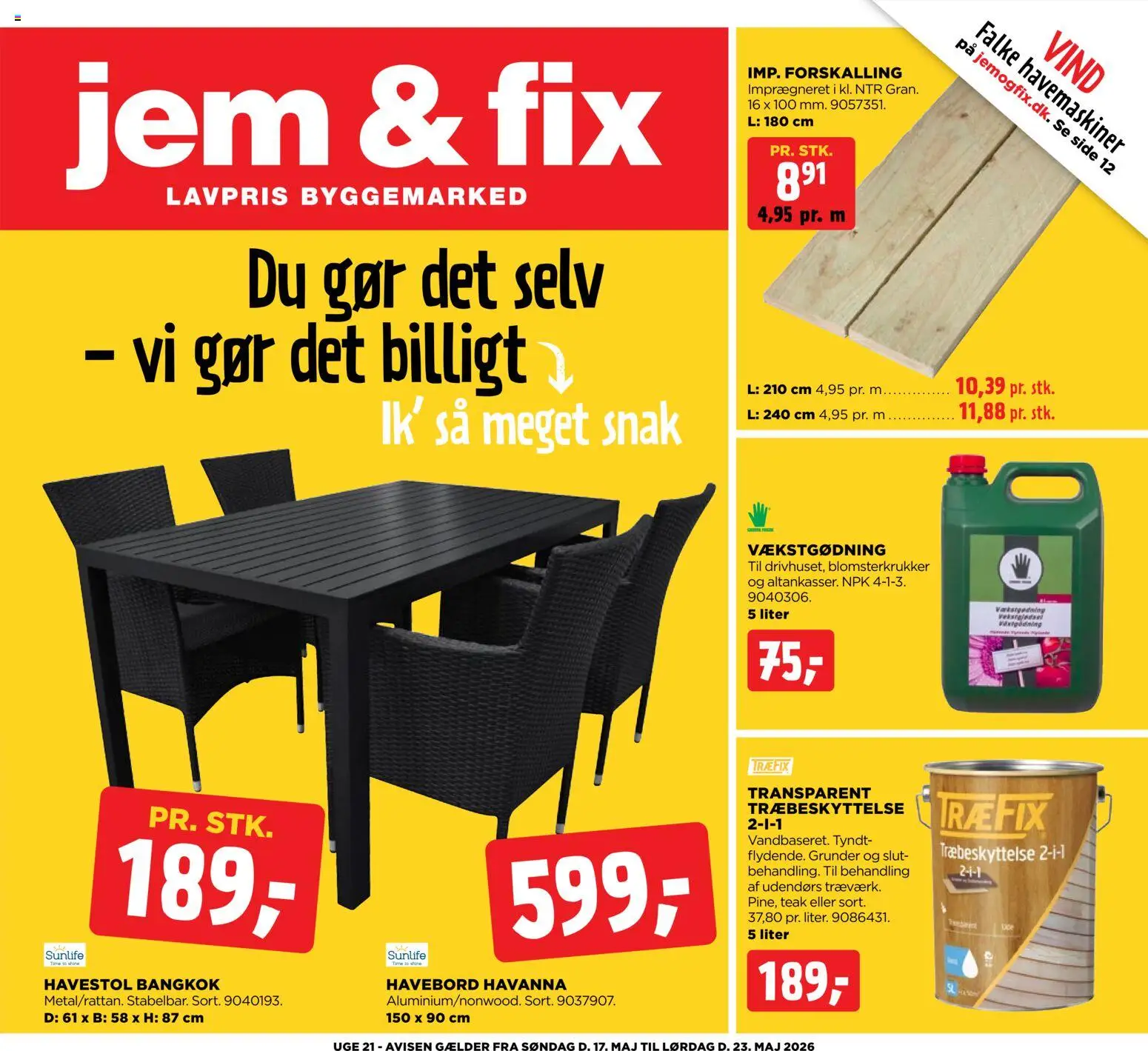 Jem & fix tilbudsavis – gyldig fra 17.05.2026 | Side: 1