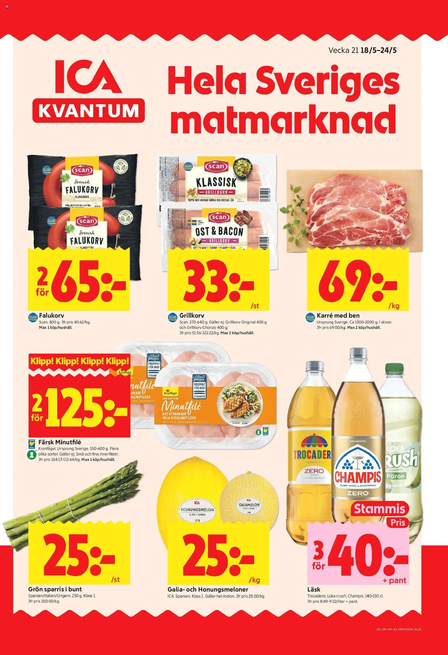 ICA Kvantum reklamblad aktuell från 18.05.2026 | Sida: 1