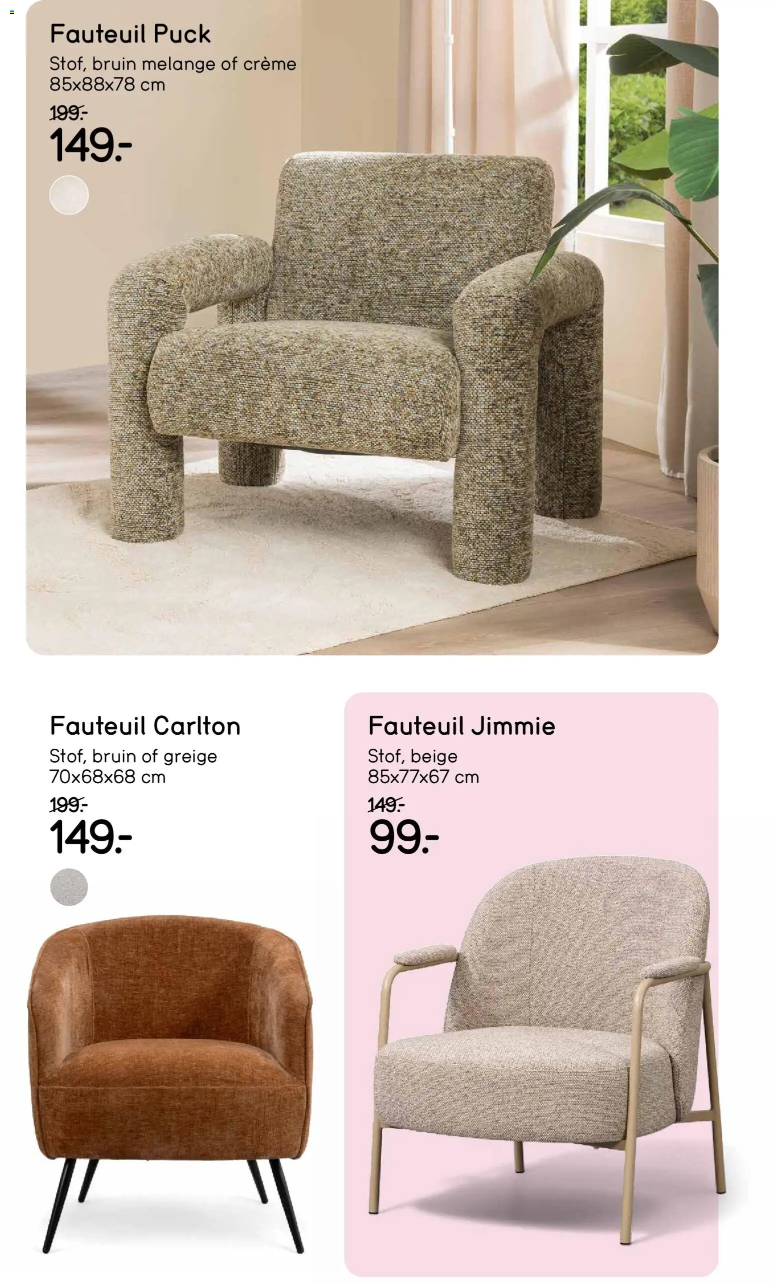 {H1} | Pagina: 15 | Producten: Fauteuil, Crème