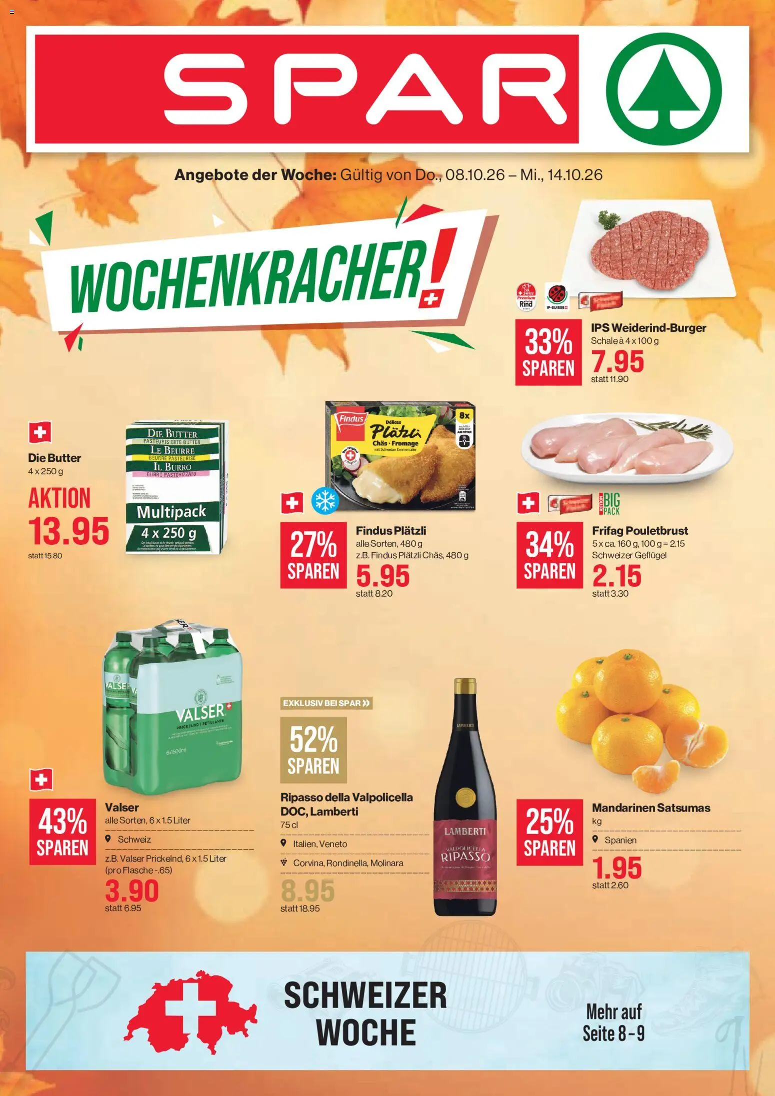 SPAR aktionen – gültig ab 08.10.2026 | Seite: 1