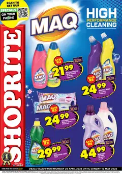 Shoprite specials catalogue – valid from 20.04.2026