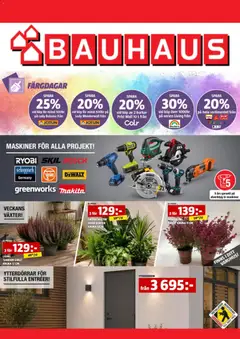 Bauhaus erbjudanden - Förhandsvisning av reklamblad från butik Bauhaus aktuell från 21/09/2026