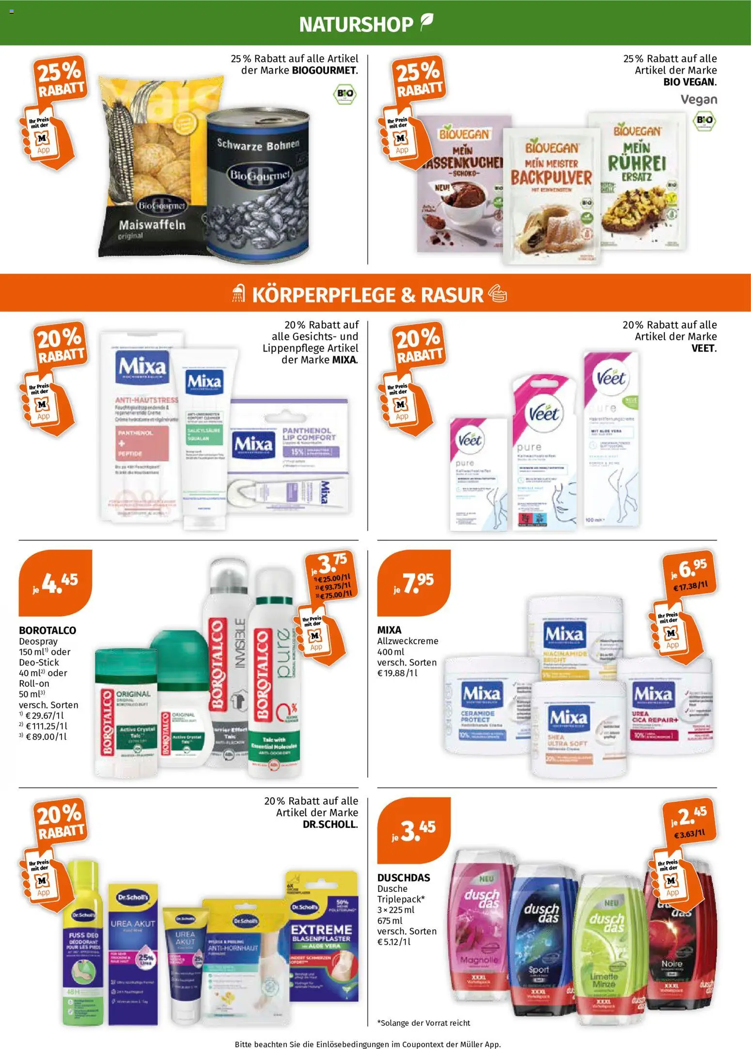 Müller Prospekt – gültig ab 21.09.2026 | Seite: 3 | Produkte: Dusche, Duschdas, Deospray, Limette
