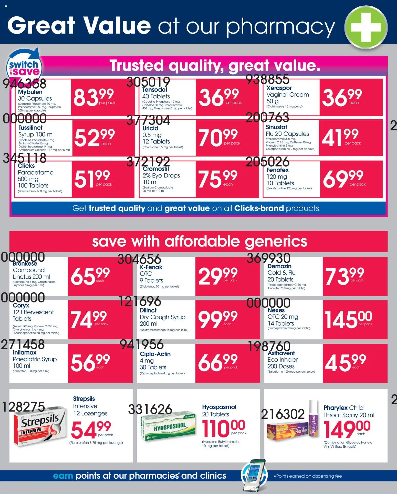 New Clicks catalogue – valid from 21.05.2026 | Page: 24 | Products: Tablet, Switch, Lozenges, Cream