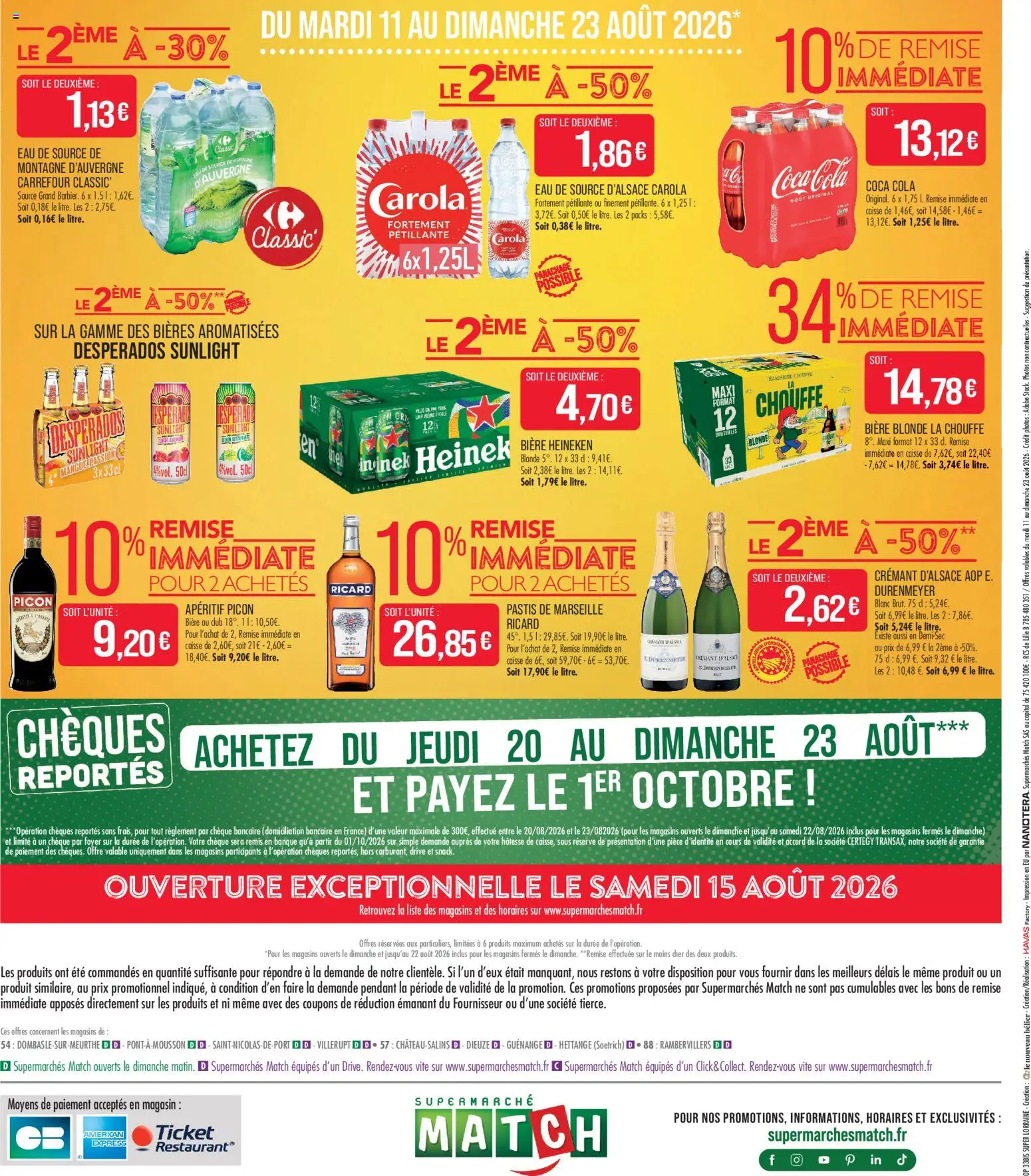 {H1} | Page: 8 | Produits: Ricard, Mangue, Bière Heineken, Picon biere