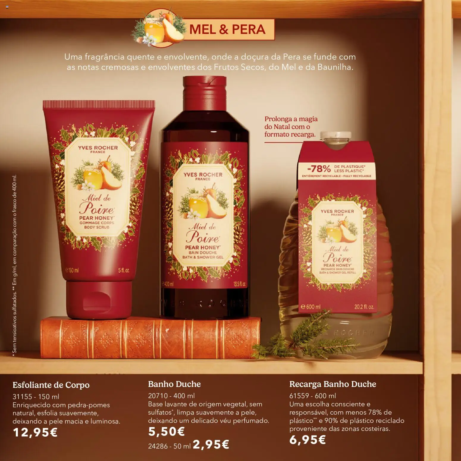 Yves Rocher Catálogo de natal │ válido de 21/10/2026 | Página: 4 | Produtos: Fragrância, Base, Banho, Mel