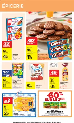 Carrefour - Prévisualisation de Biscuits DéliChoc "Lot de 3", DELACRE Chocolat au lait, Chocolat noir ou Chocolat blanc, 3 x 150 g. valide à partir de 21/07/2026 | Page: 37