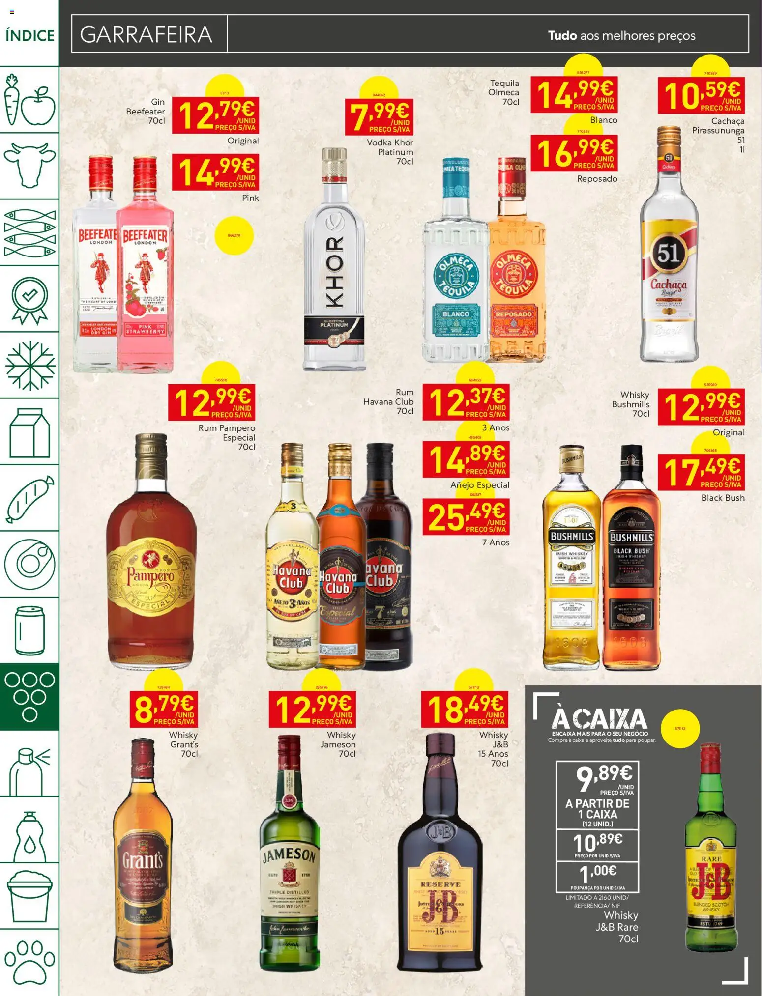 Recheio folheto Madeira │ válido de 18/08/2026 | Página: 30 | Produtos: Havana, Cachaça, Caixa, Rum Pampero