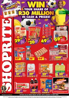 Shoprite specials catalogue – valid from 29.05.2026