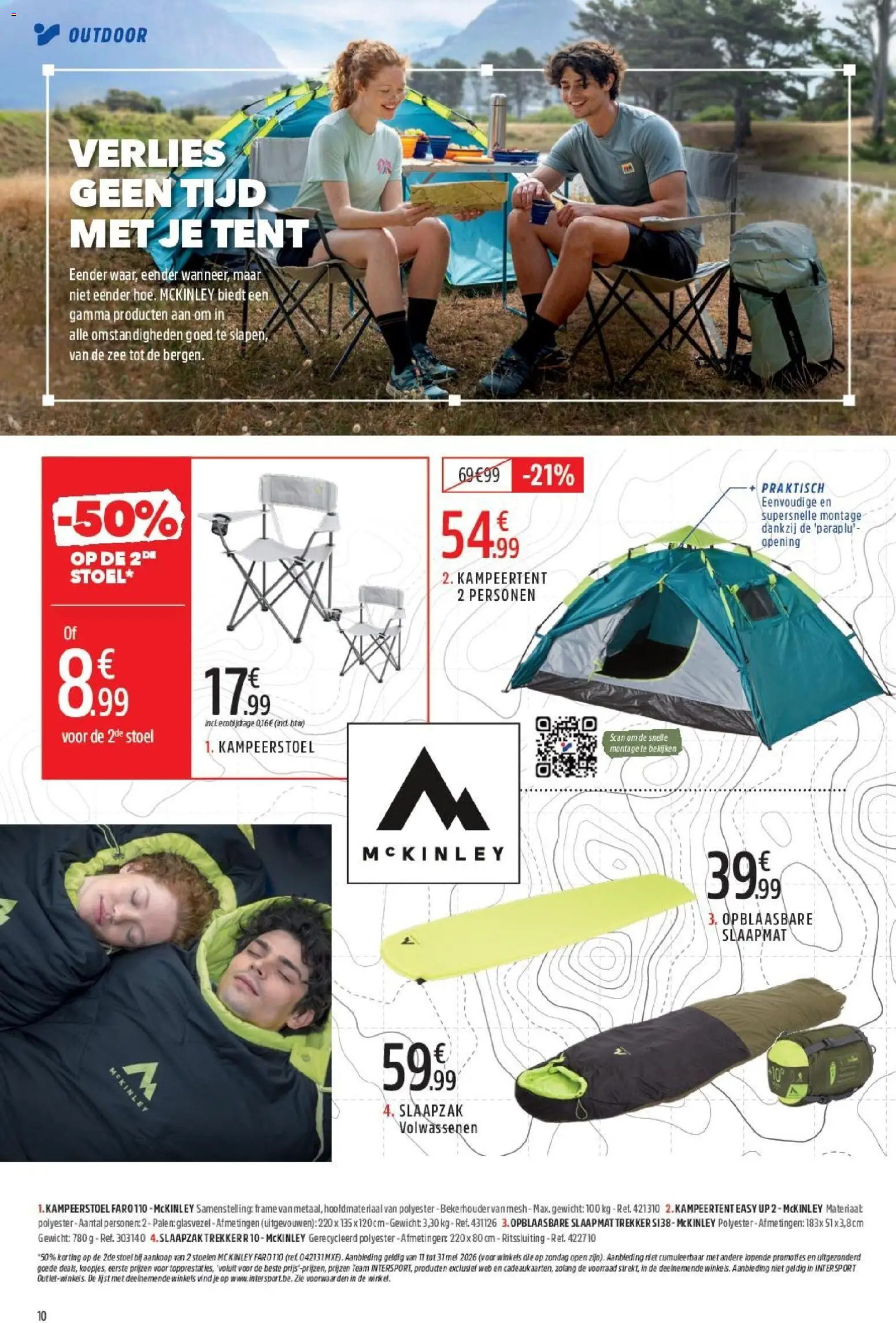{H1} | Pagina: 10 | Producten: Gewicht, Stoel, Tent