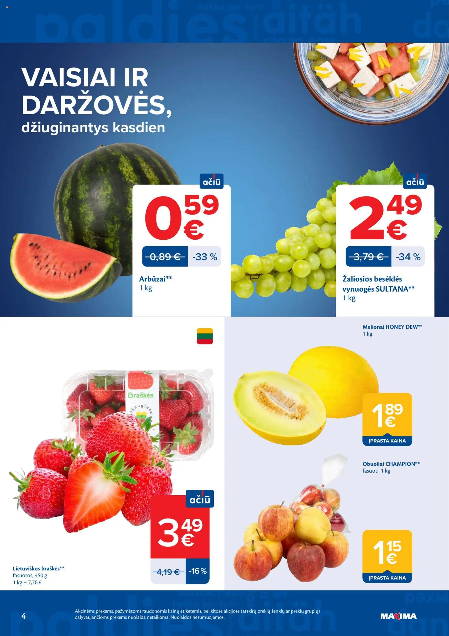MAXIMA akcijos nuo 2026.08.18 | Puslapis: 4