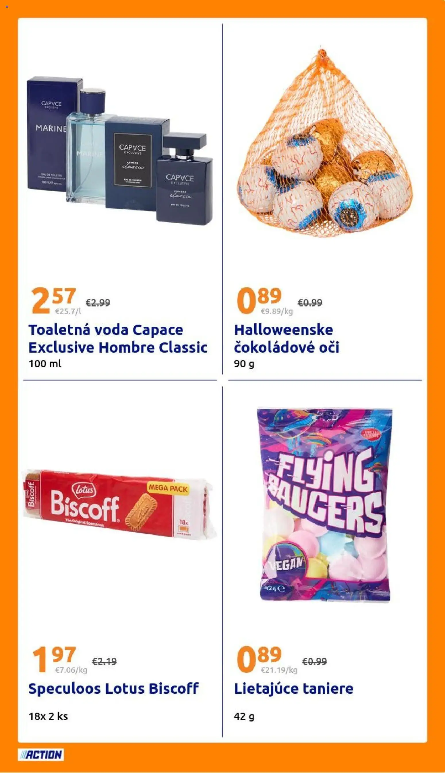 Nové Action akcie – leták je platný od 21.10.2026 | Strana: 27 | Produkty: Lotus, Taniere, Toaletná voda, Voda