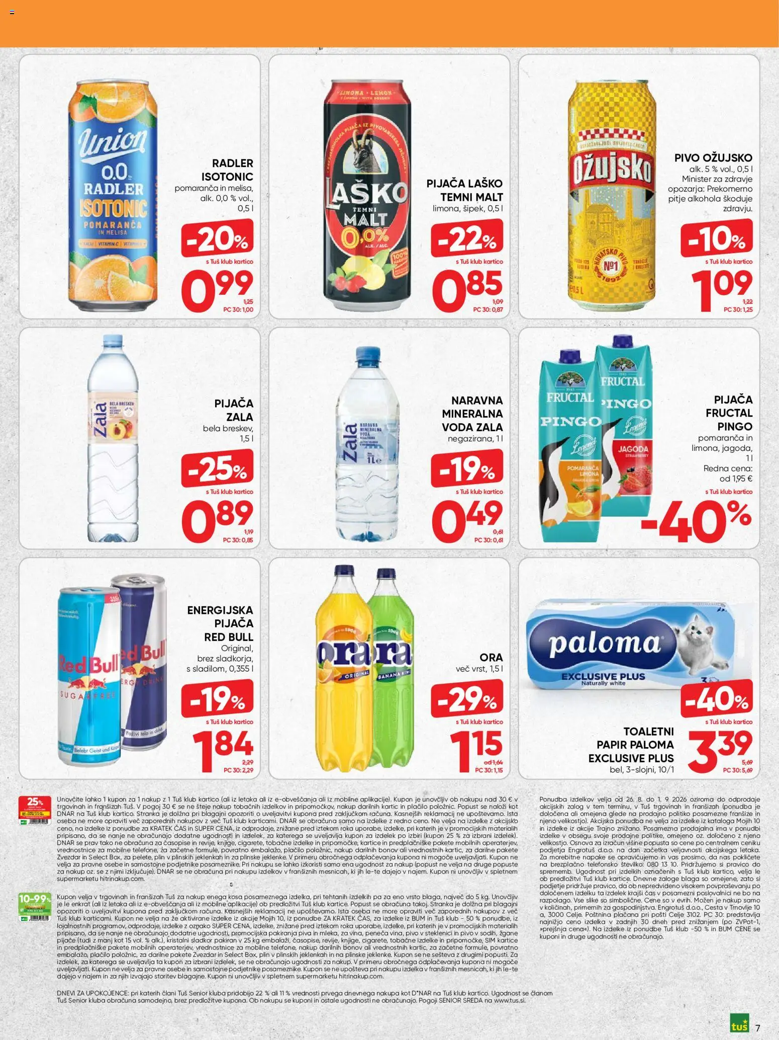 Novi Tuš katalog ponudbe – veljaven od 26.08.2026 | Stran: 7