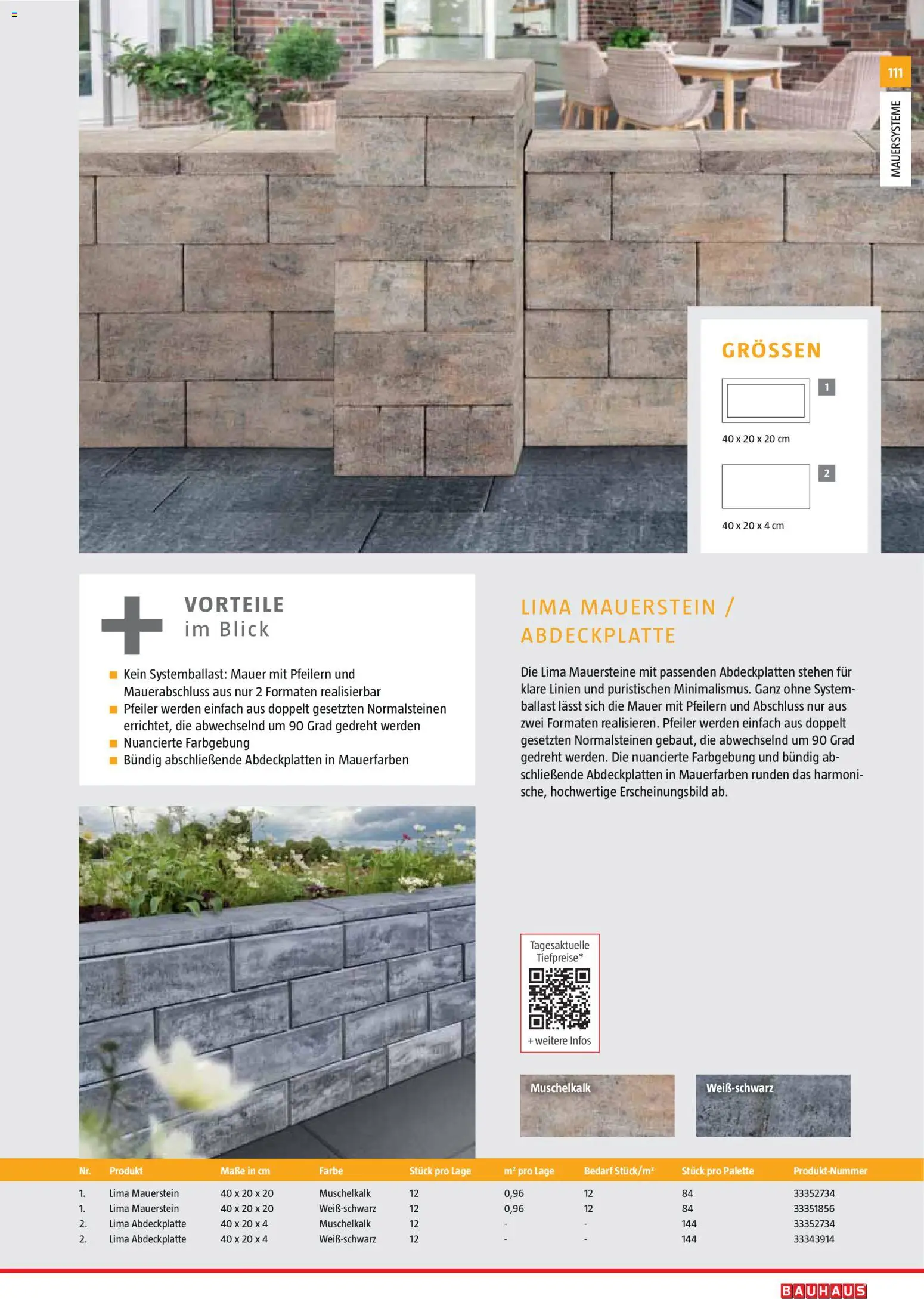 Bauhaus Gartenbaumaterialien gültig ab 01.04.2026 | Seite: 111