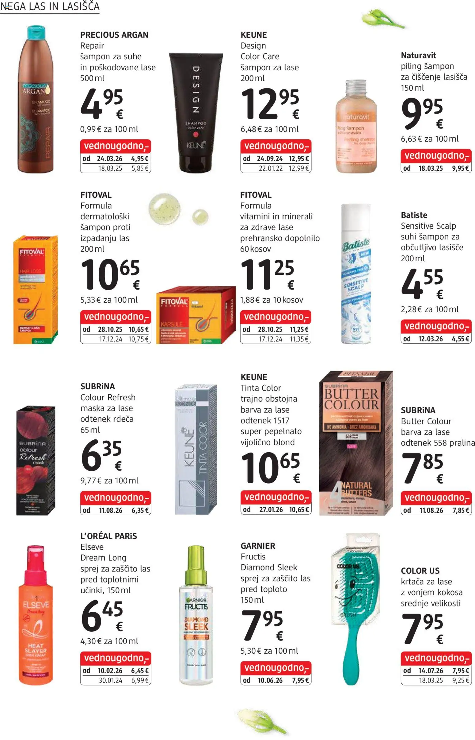 Novi DM Drogerie Markt katalog ponudbe – veljaven od 01.09.2026 | Stran: 8 | Izdelki: Sampon, Krtaca, Piling, Barva
