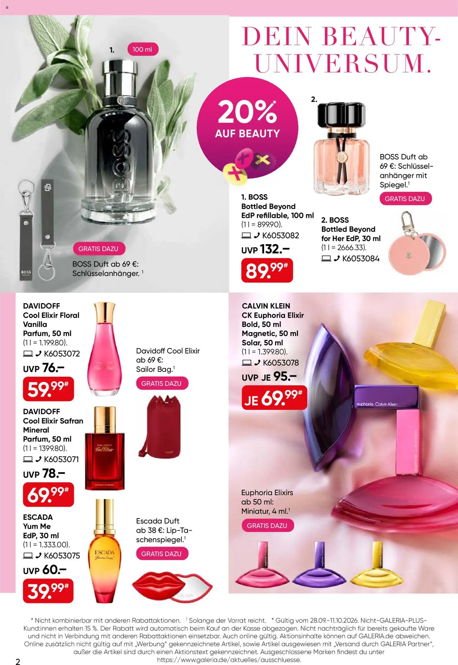 Galeria Karstadt Kaufhof Prospekt – gültig ab 28.09.2026 | Seite: 2