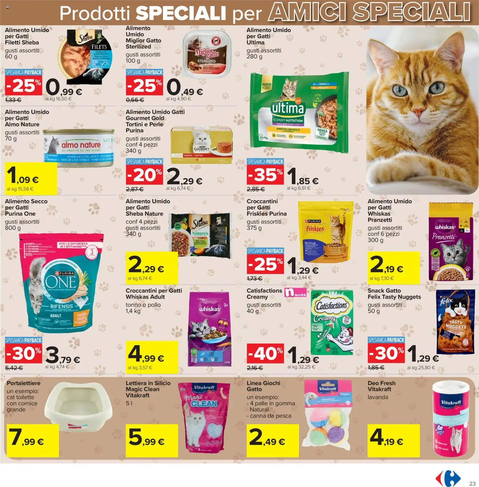 Volantino Carrefour del 21.04.2026 | Pagina: 23 | Prodotti: Pollo, Nuggets, Pesca, Lavanda
